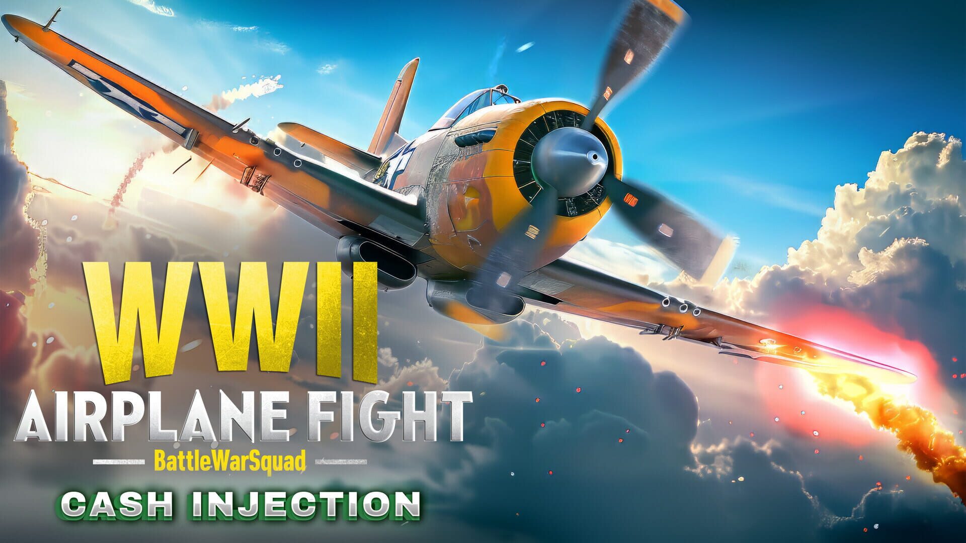 Foto do jogo WWII Airplane Fight: Battle War Squad - Cash Injection