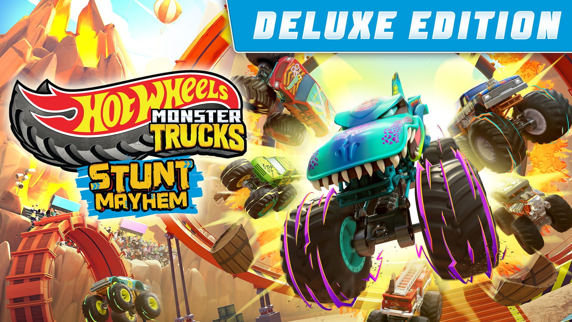 Foto do jogo Hot Wheels Monster Trucks: Stunt Mayhem - Deluxe Edition