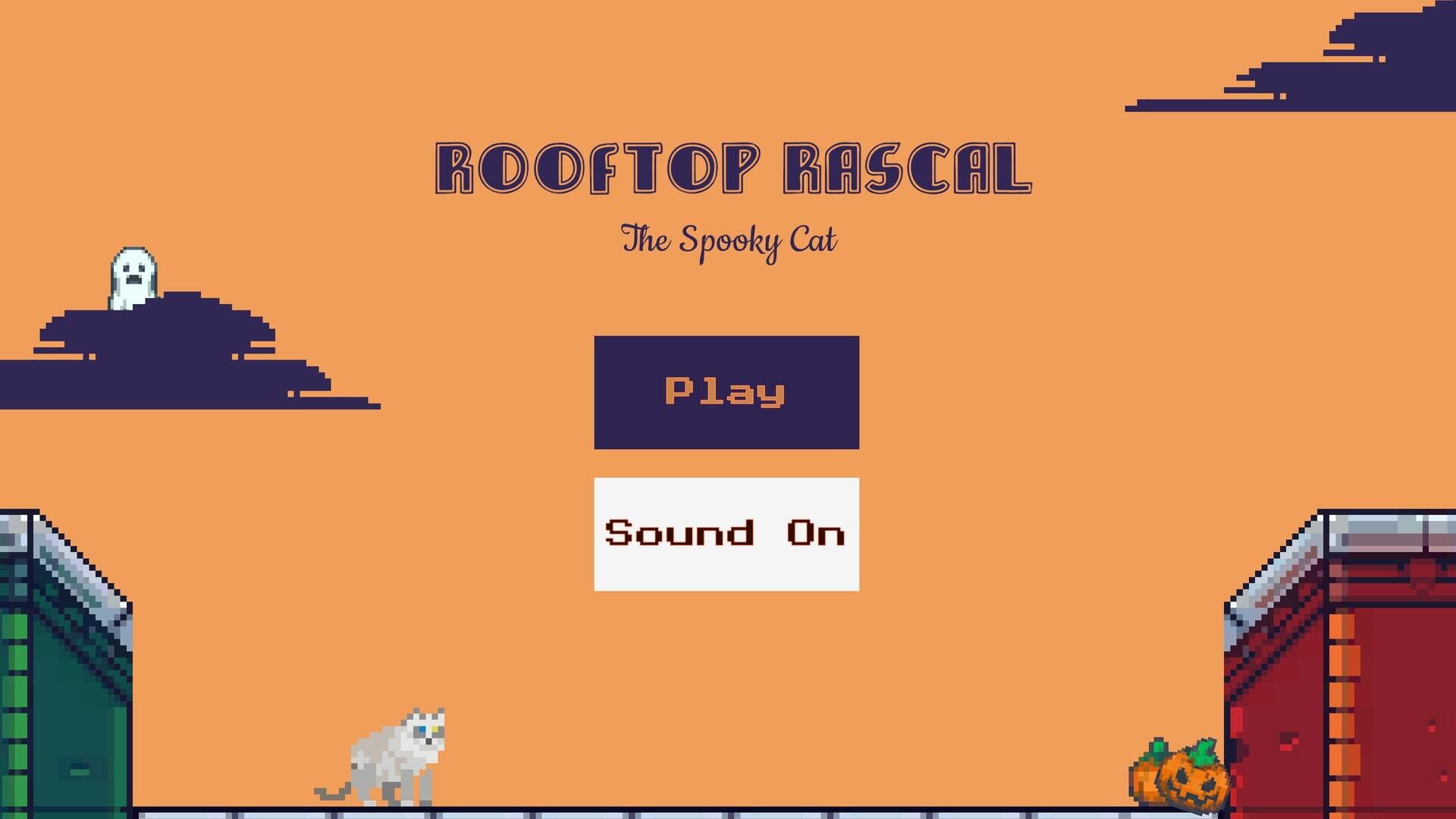 Foto do jogo Rooftop Rascal: The Spooky Cat