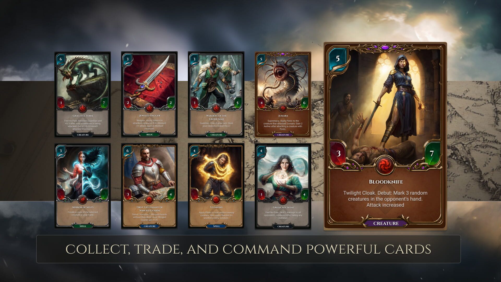 Foto do jogo Cards of Eternity: The Wheel of Time