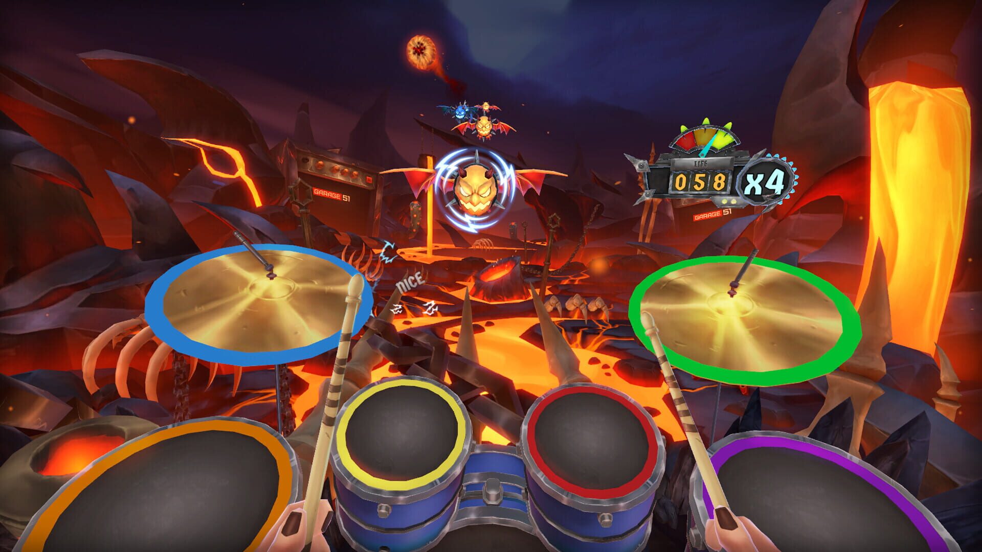 Foto do jogo Drums Rock: Angus McSix - 'Master of the Universe'