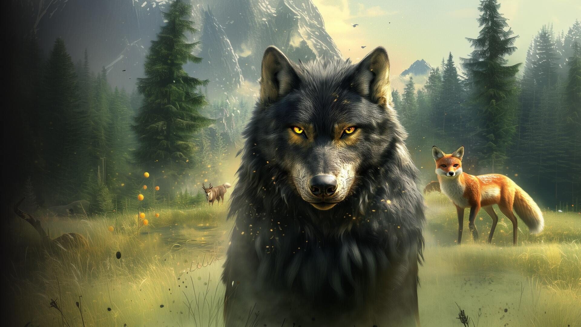 Foto do jogo Wolf Sim: Animal Battle Survival RPG