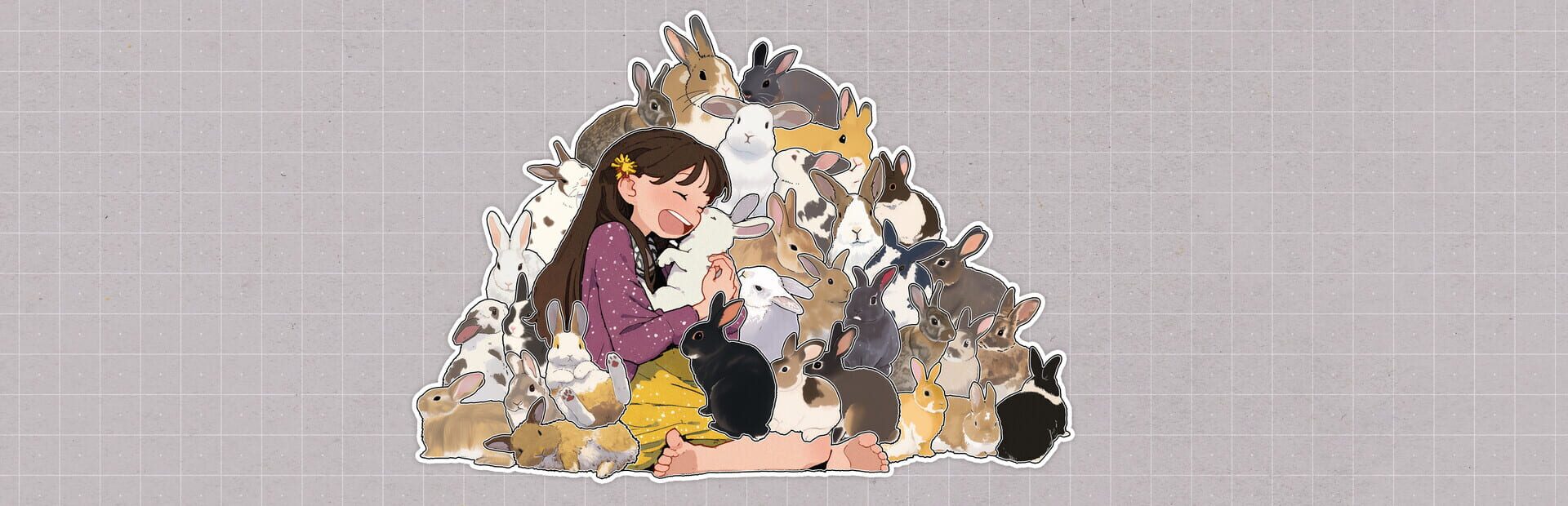 Foto do jogo Bunnies Huddled Together