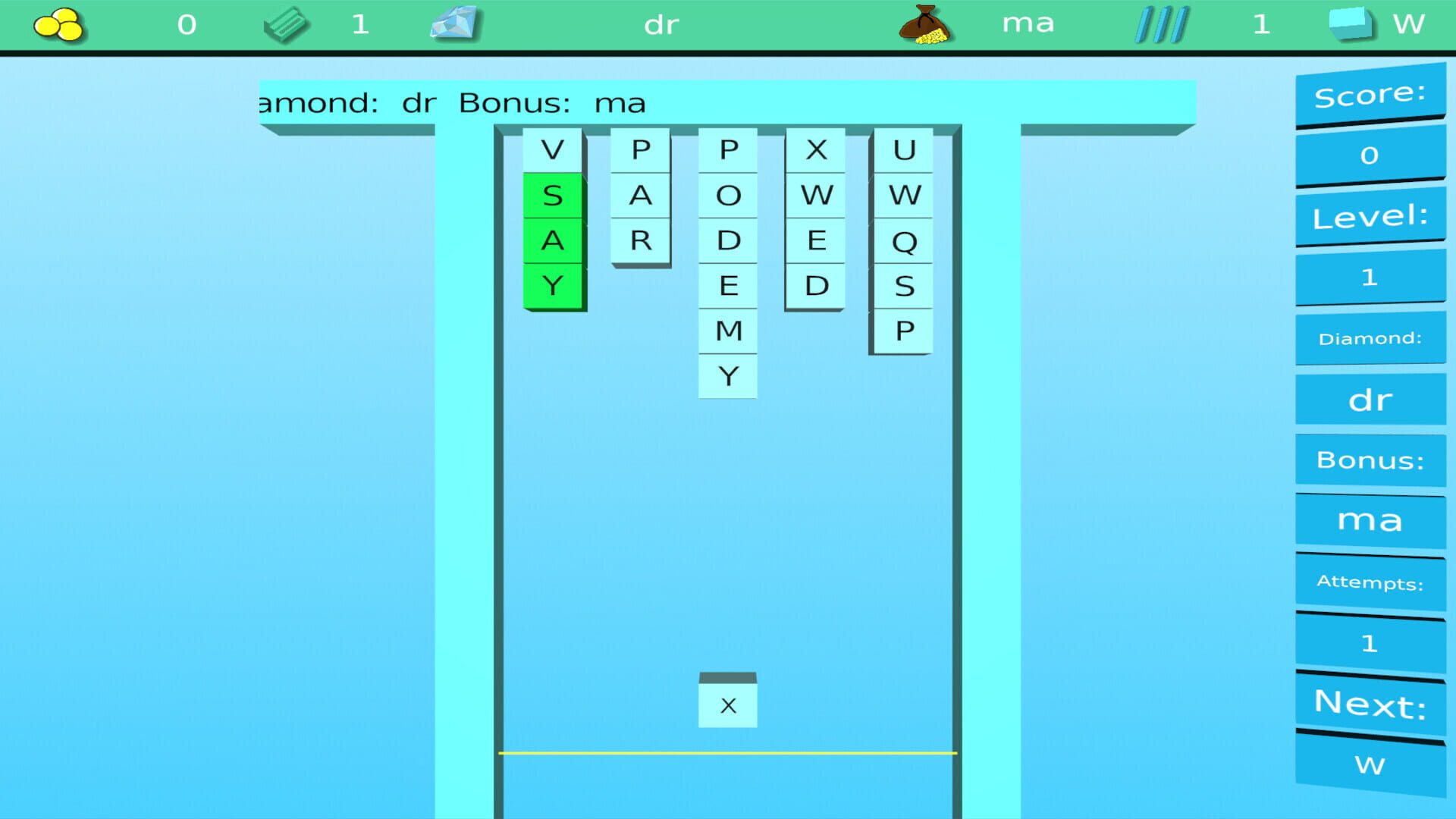 Foto do jogo Diamond Word