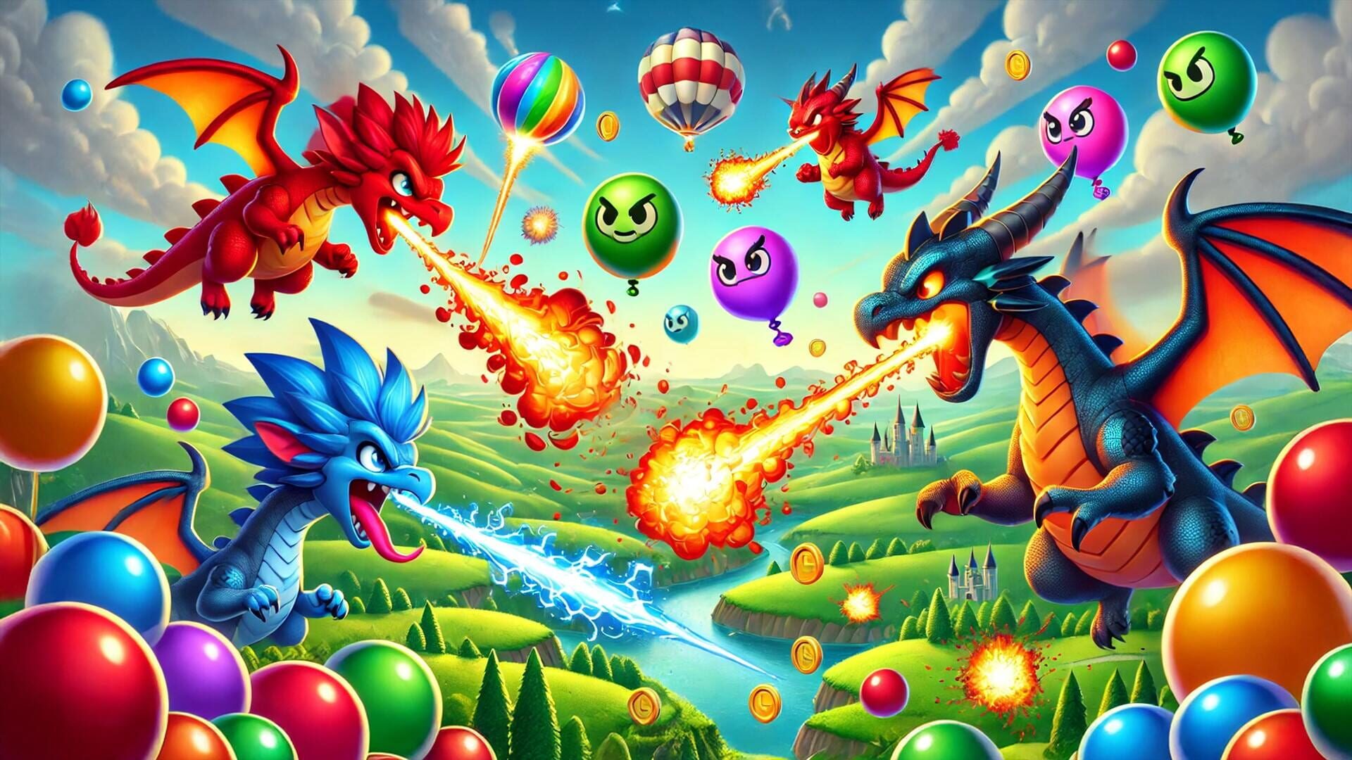 Foto do jogo Dragons vs. Balloons TD