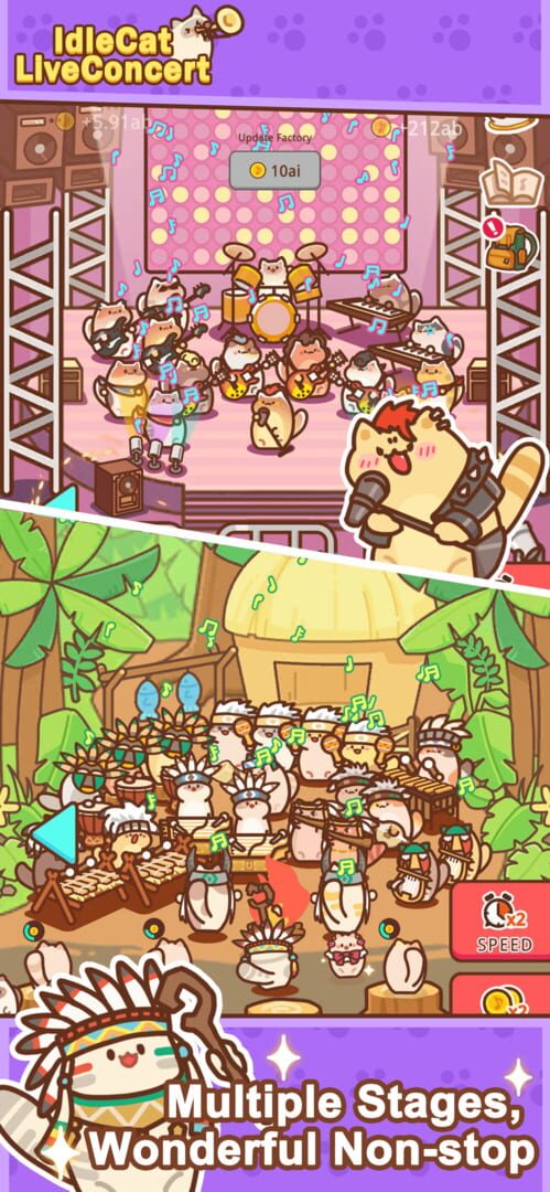 Foto do jogo Idle Cat Live Concert