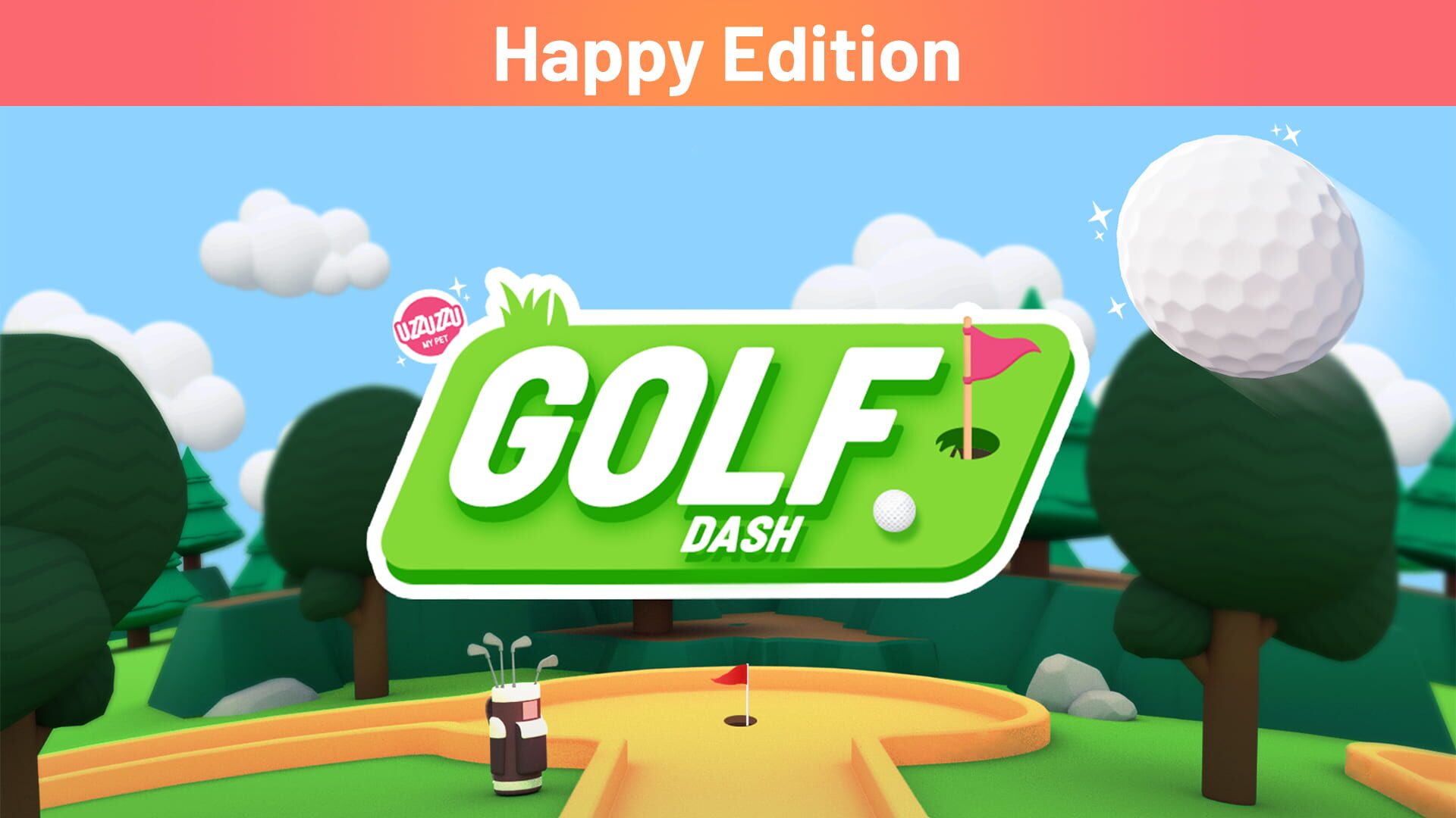 Foto do jogo Uzzuzzu My Pet: Golf Dash - Happy Edition