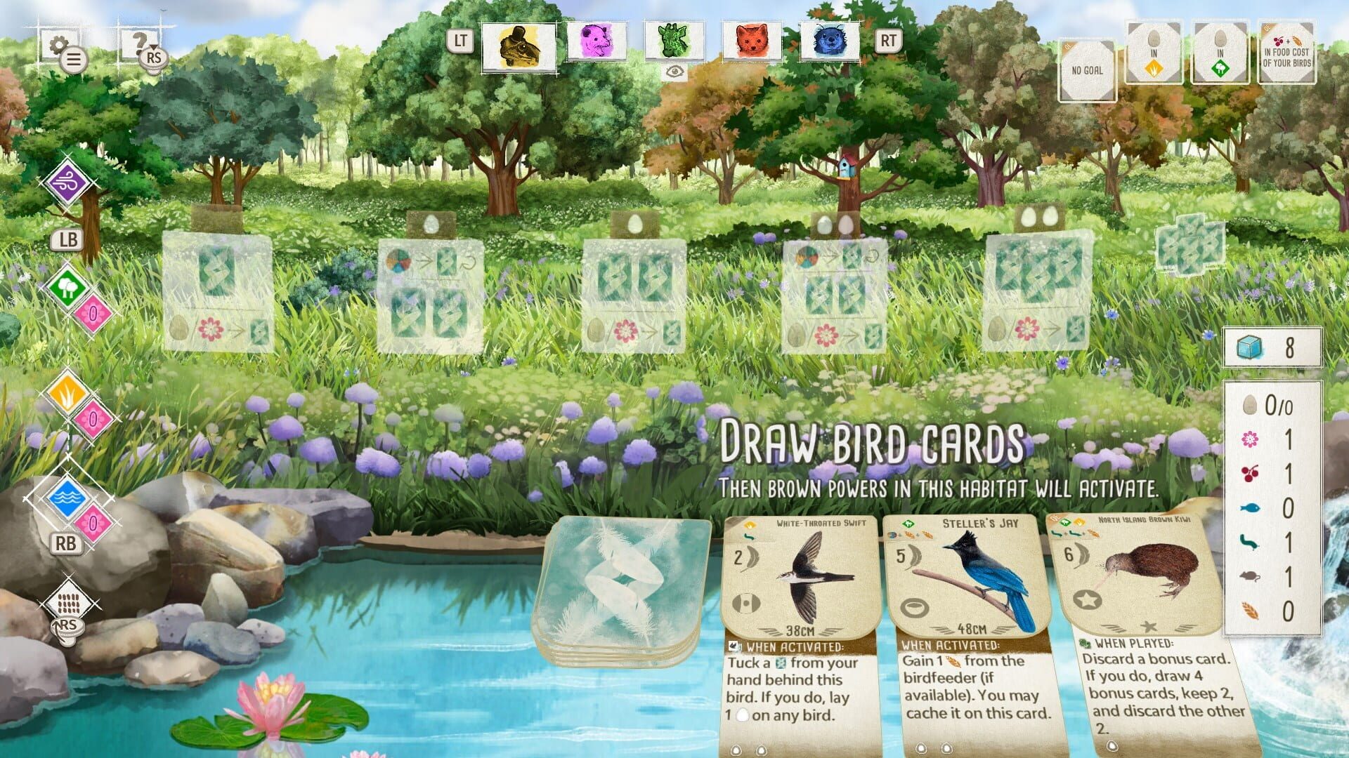 Foto do jogo Wingspan Oceania Deluxe Bundle