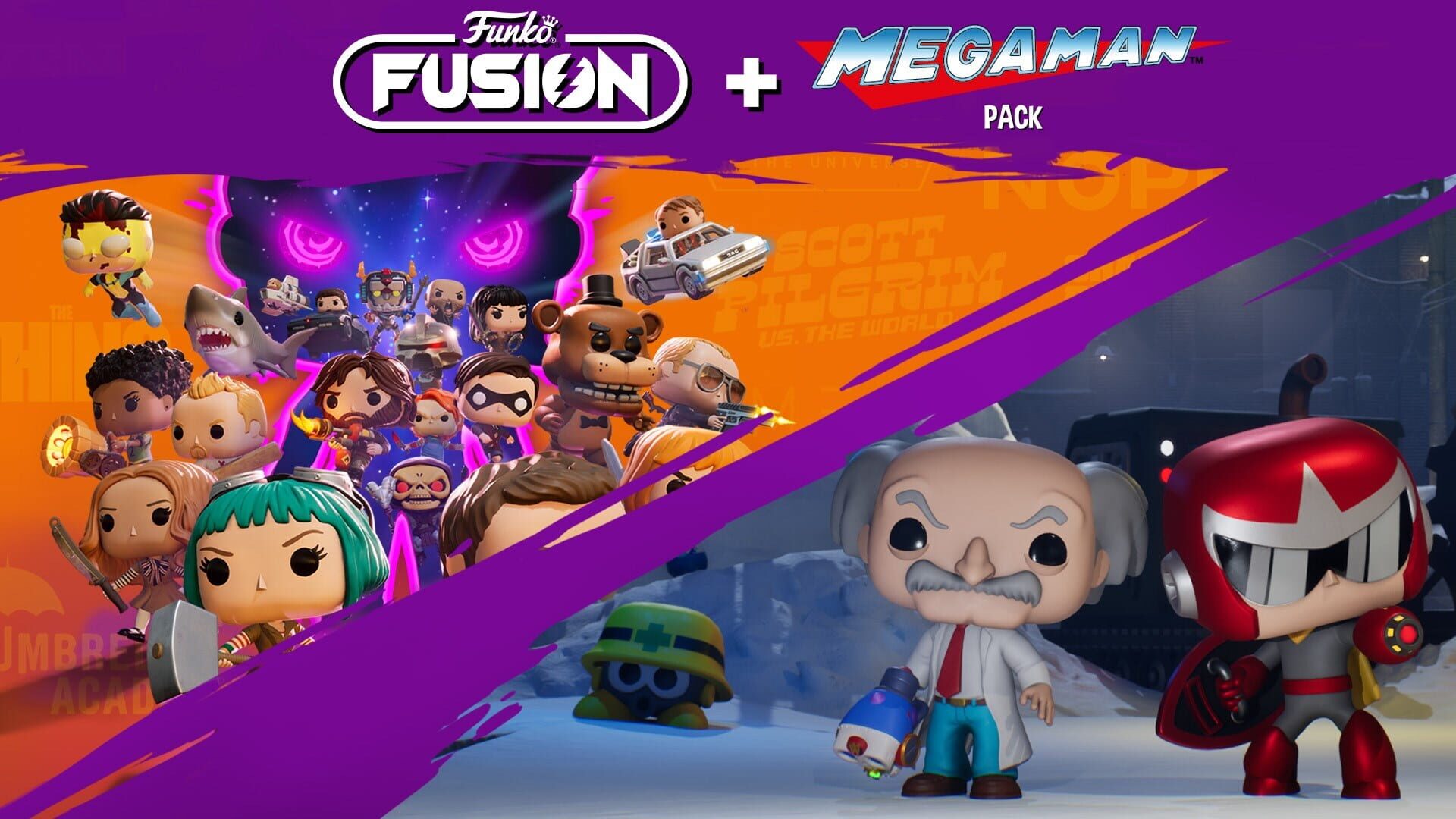 Foto do jogo Funko Fusion: Mega Man Pack Bundle