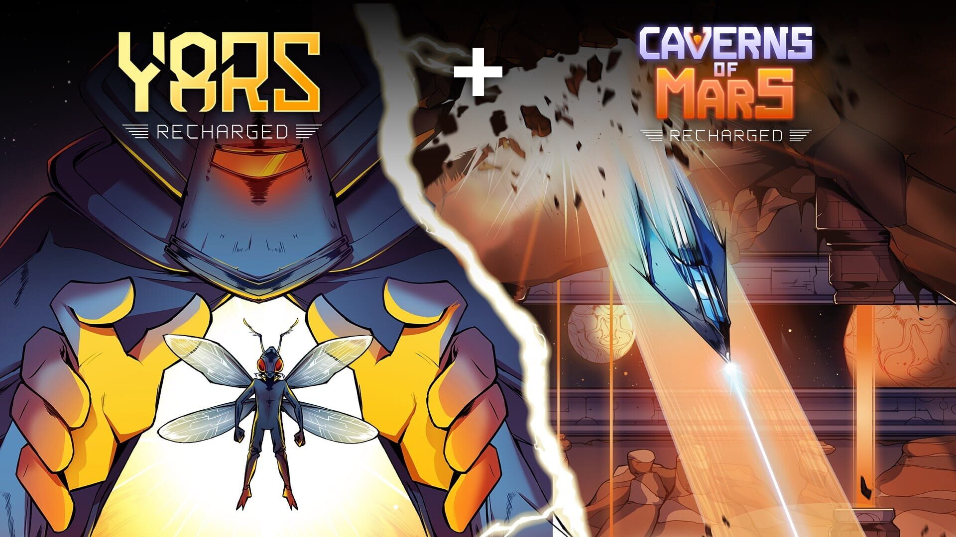 Foto do jogo Atari Recharged Bundle: Yars + Caverns of Mars