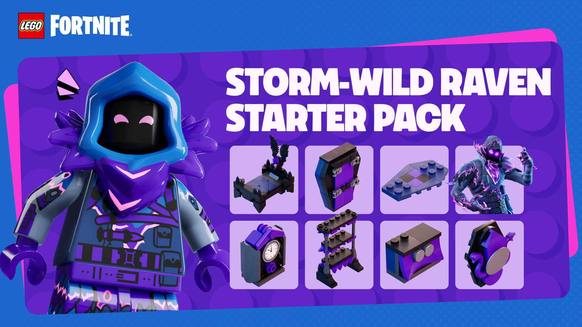 Foto do jogo Fortnite: Storm-Wild Raven Starter Pack