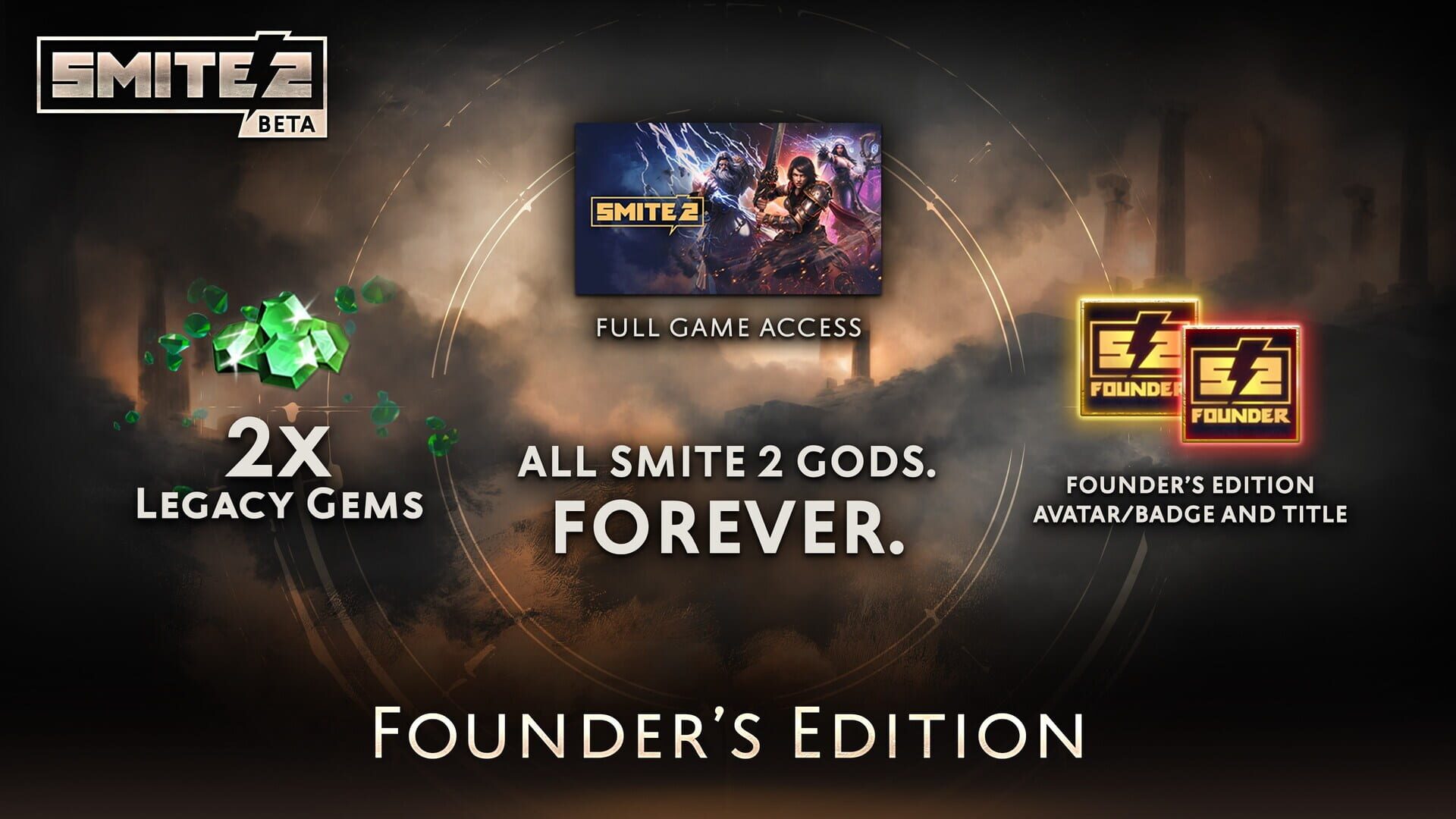 Foto do jogo Smite 2: Founder's Edition