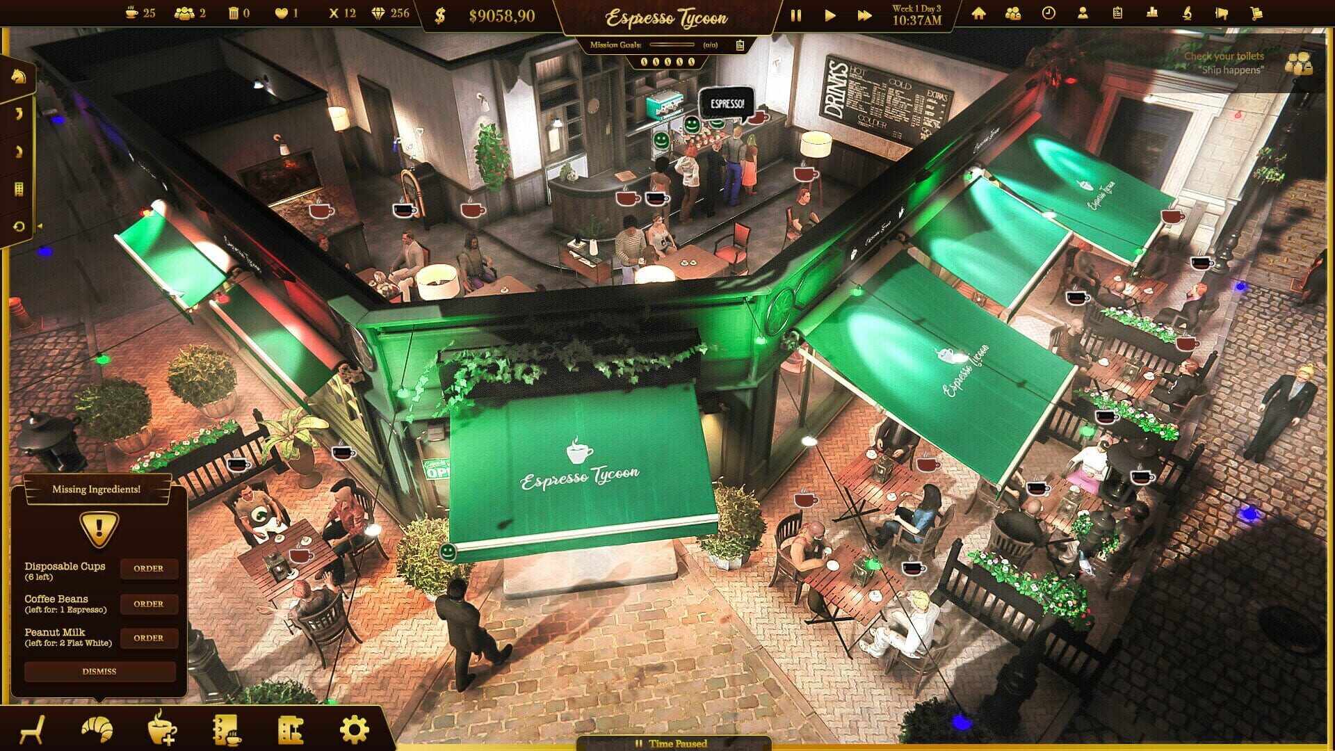 Foto do jogo Espresso Tycoon & Tank Mechanic Simulator