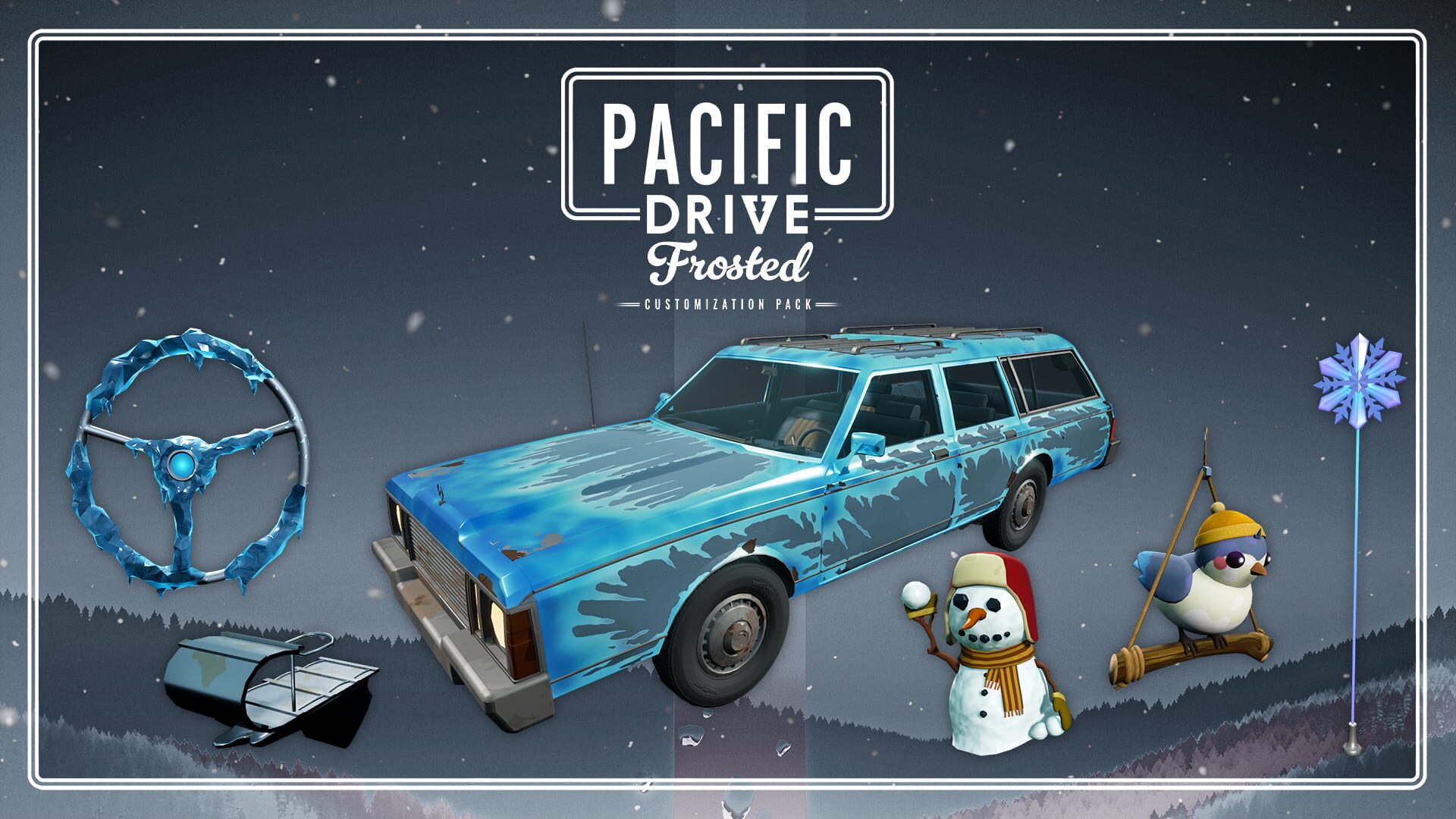 Foto do jogo Pacific Drive: Frosted Customization Pack