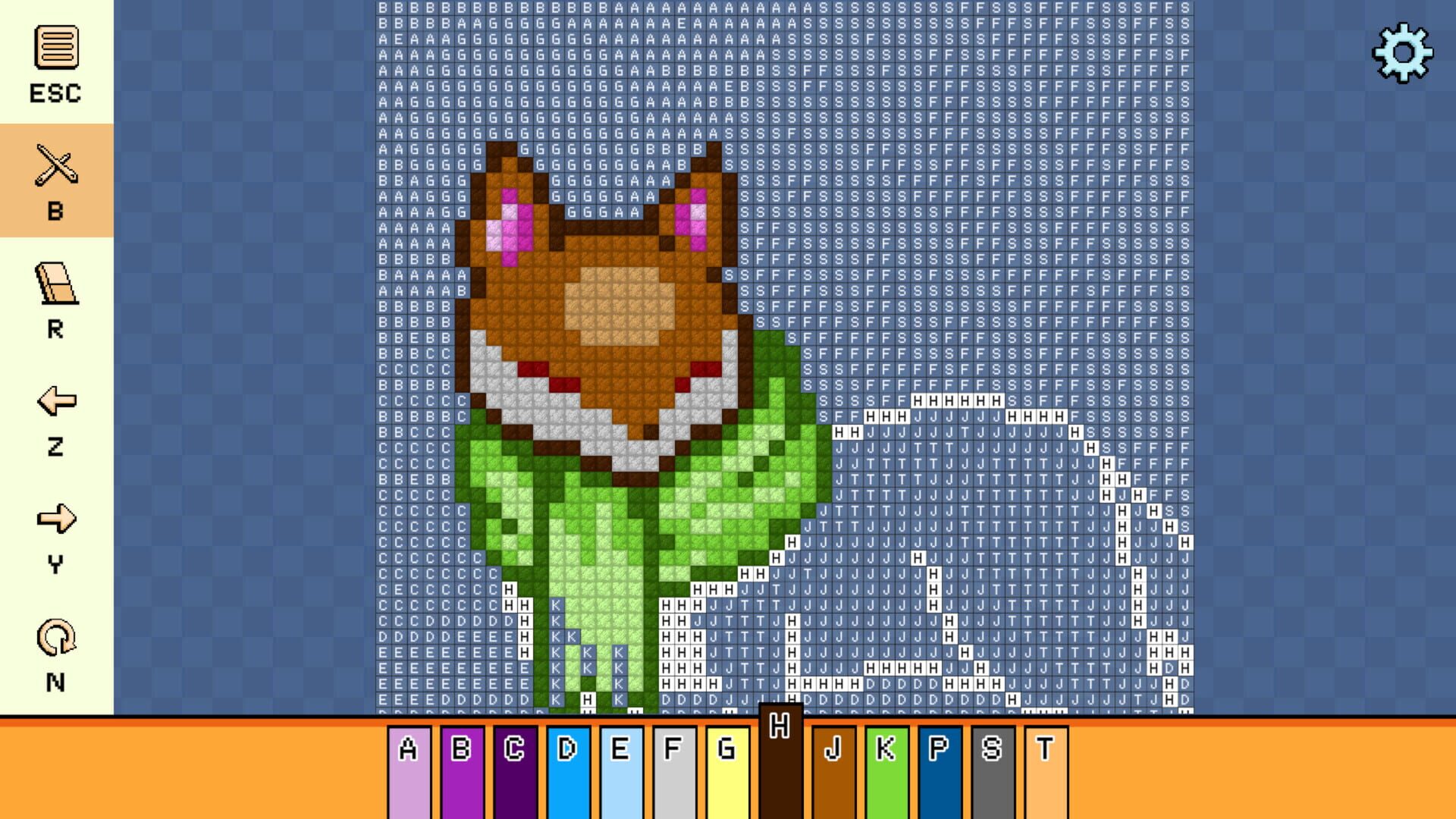 Pixel Cross Stitch Color by Number - Winter Pack