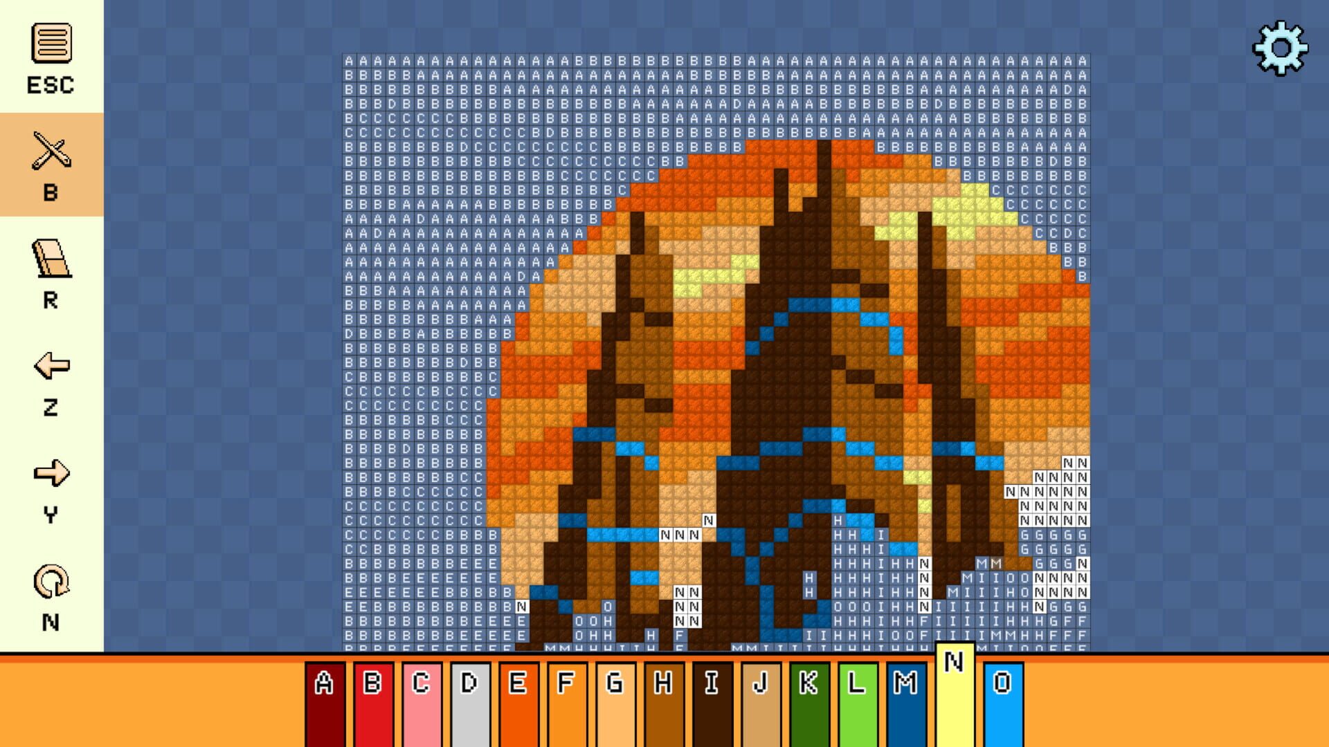 Pixel Cross Stitch: Color by Number - Alien Worlds Pack 2