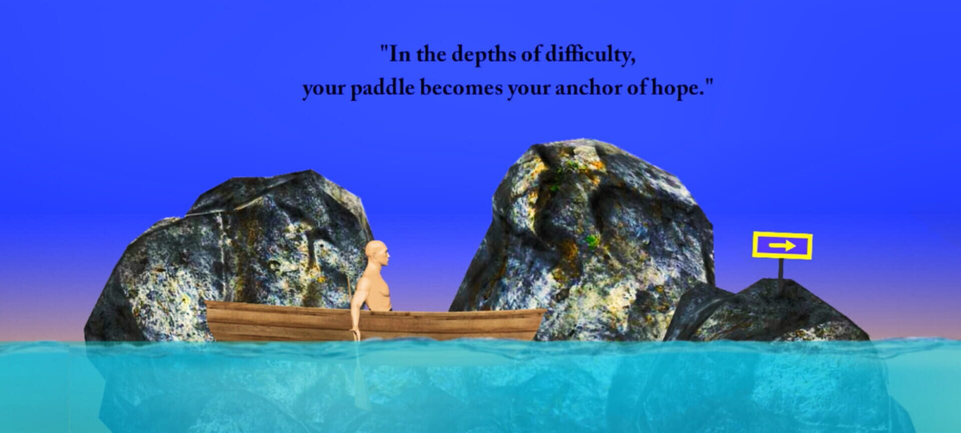 Foto do jogo Let me Paddle : Difficult Boat Paddling Game