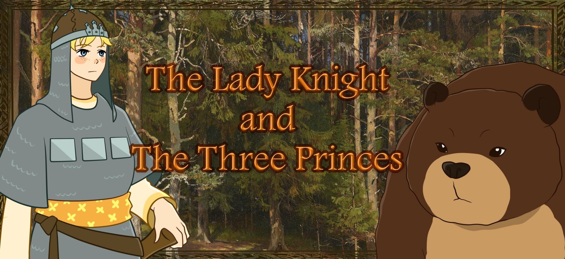 Foto do jogo The Lady Knight and The Three Princes
