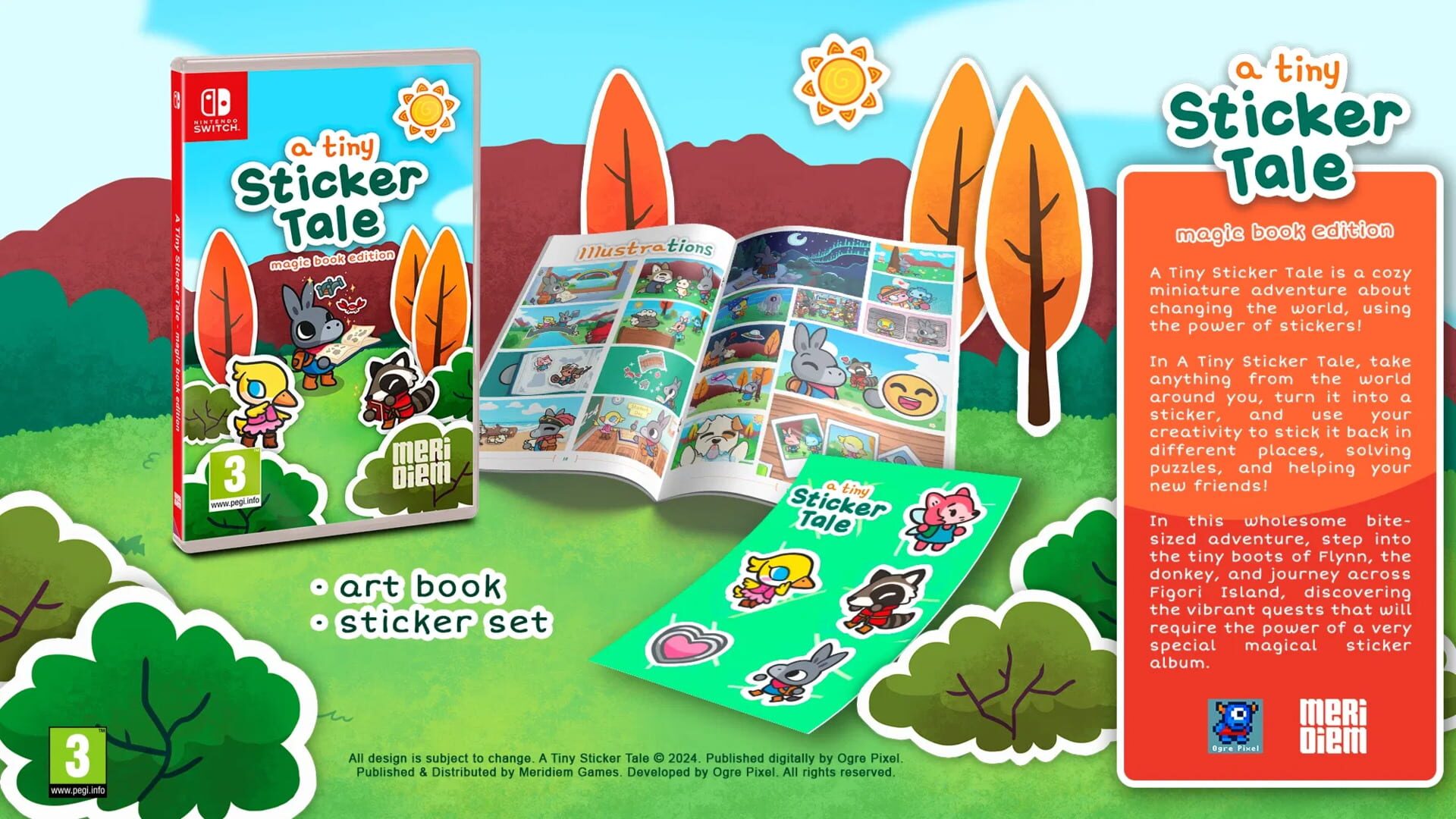 Foto do jogo A Tiny Sticker Tale: Magic Book Edition