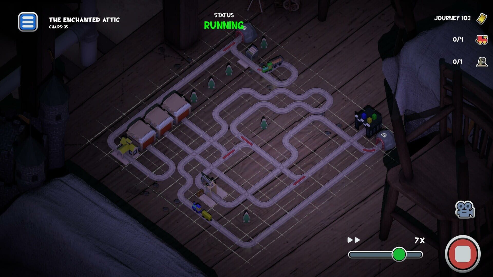 Foto do jogo Teeny Tiny Trains: The Enchanted Attic