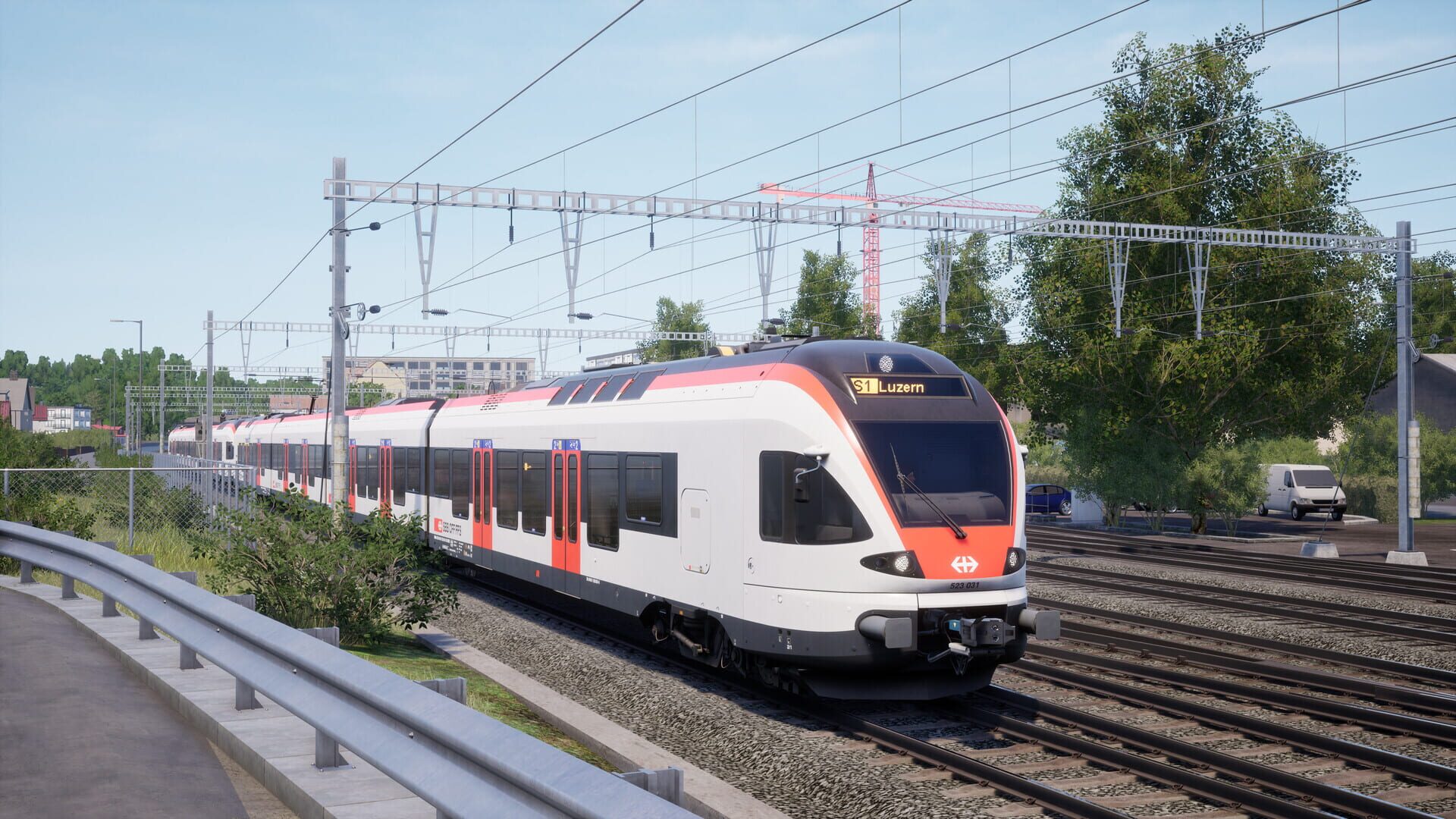 Foto do jogo Train Sim World 5: S-Bahn Zentralschweiz: Luzern - Sursee Route Add-On