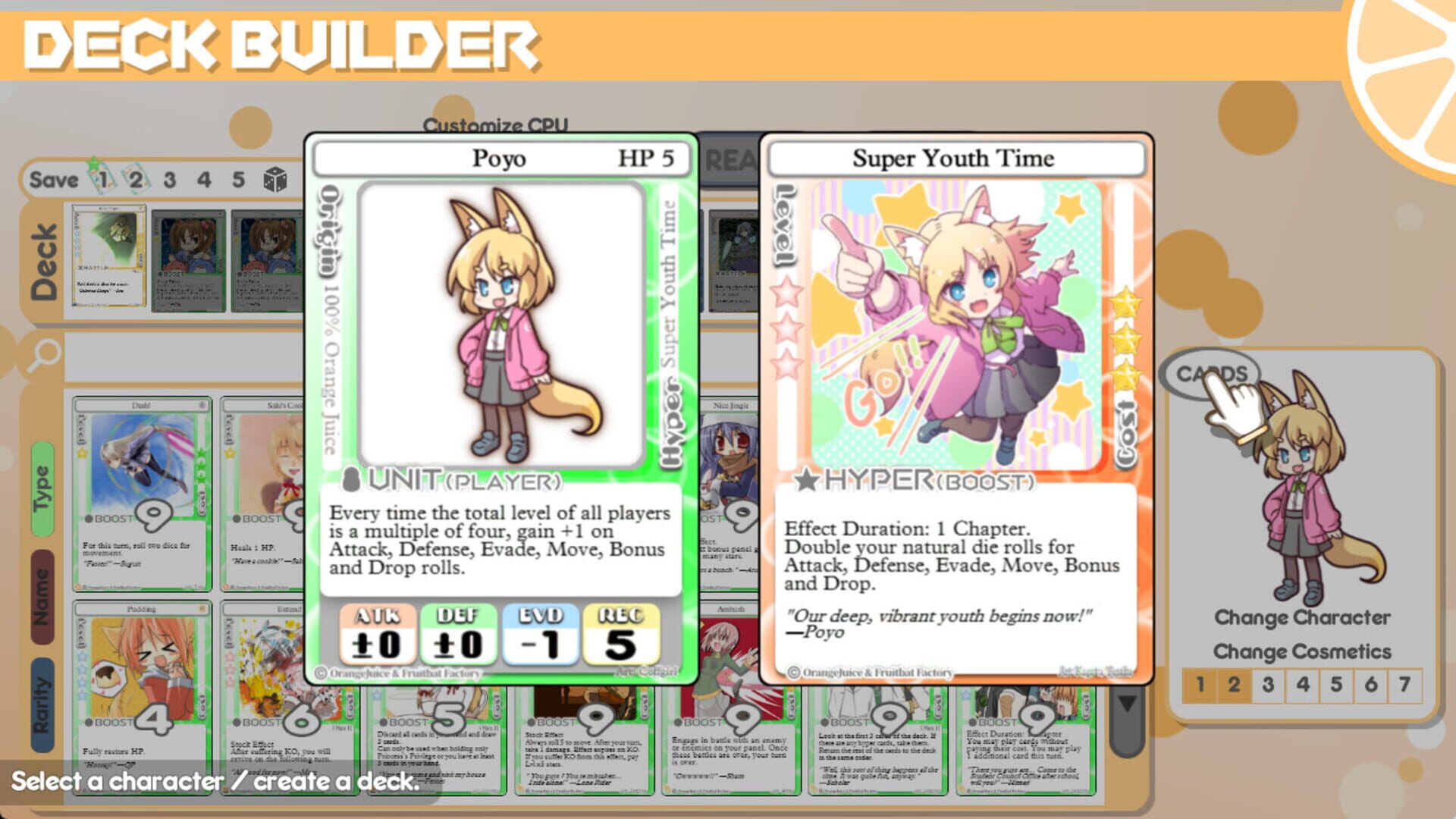 Foto do jogo 100% Orange Juice: Poyo & Chuu Character Pack