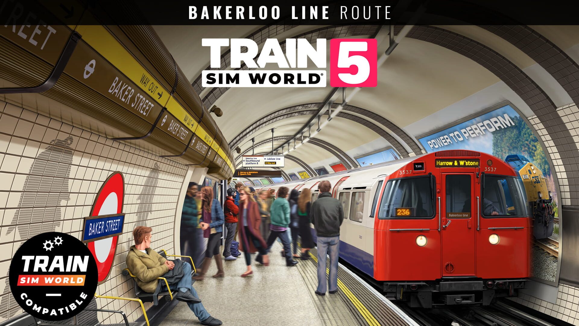 Foto do jogo Train Sim World 5: Bakerloo Line Route Add-On