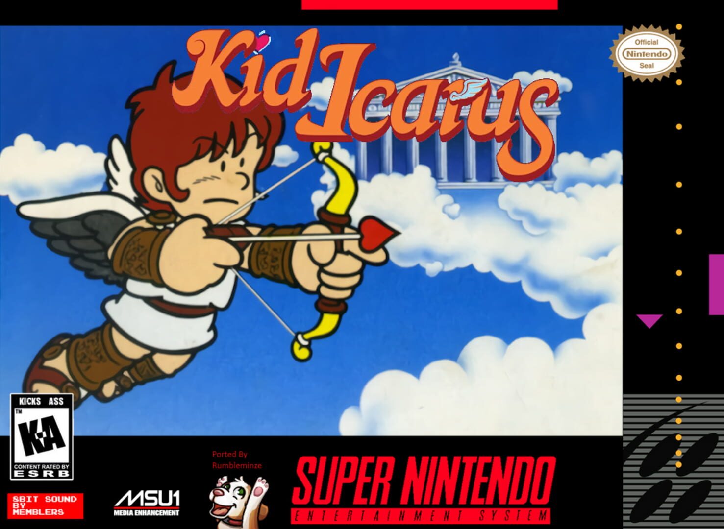 Foto do jogo Kid Icarus SNES Port