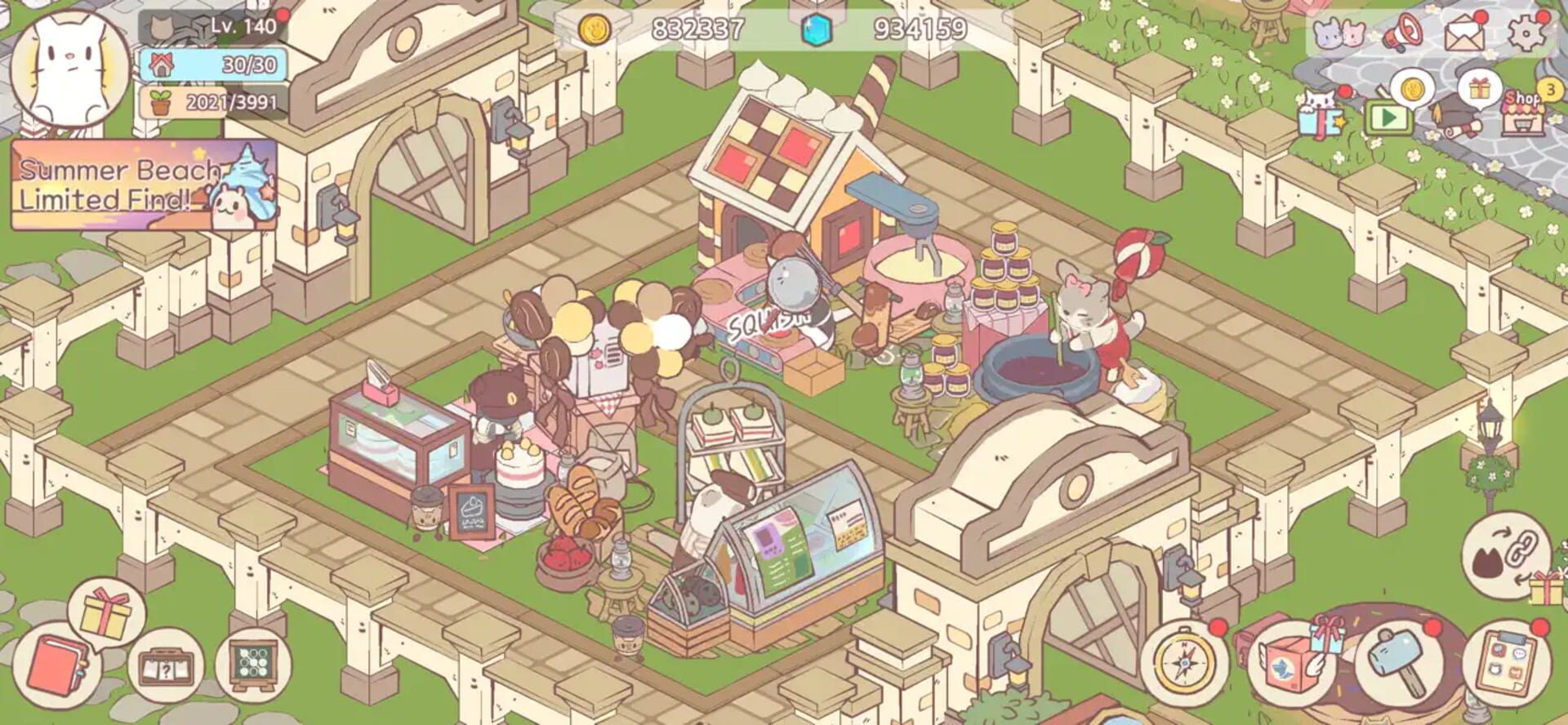 Foto do jogo Cats & Soup: Fluffy Town