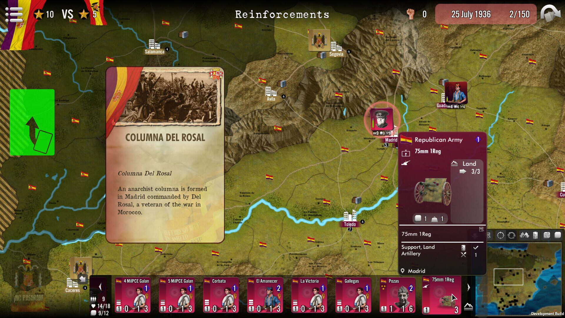 Foto do jogo SGS Spain at War