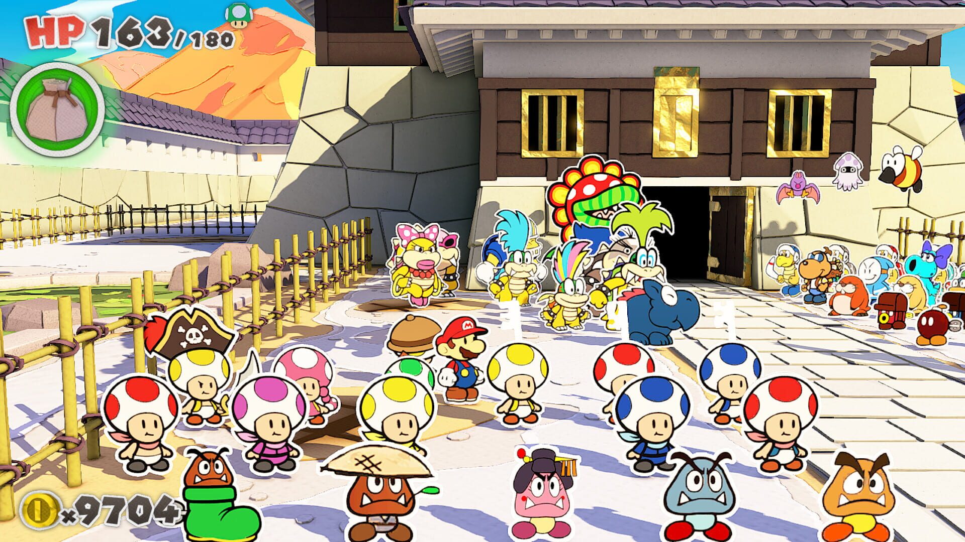 Foto do jogo Paper Mario: The Origami King Refolded