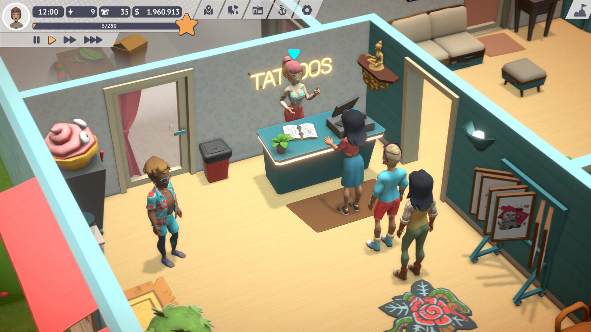 Foto do jogo Tattoo Tycoon