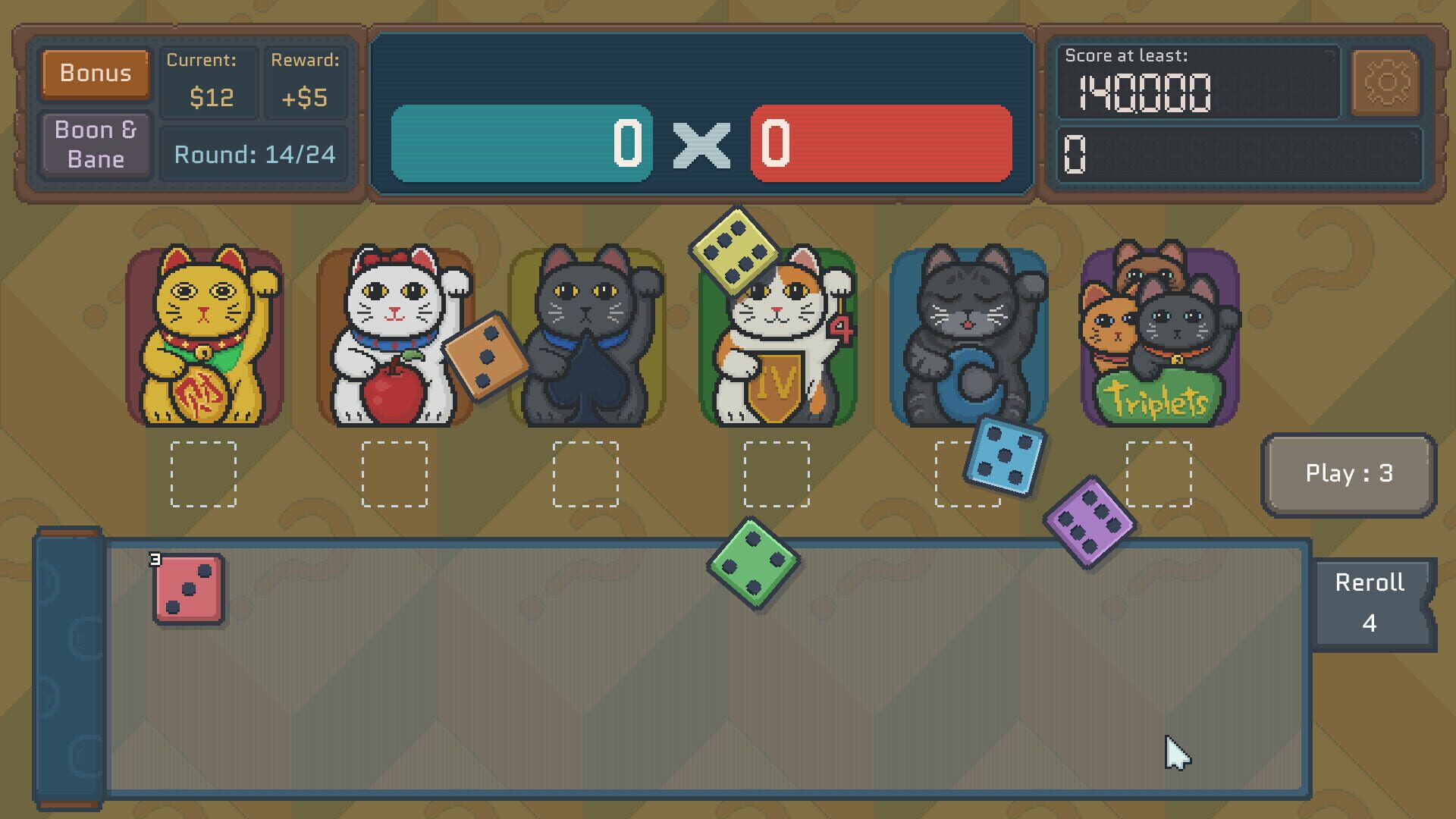 Foto do jogo Cats & Dice