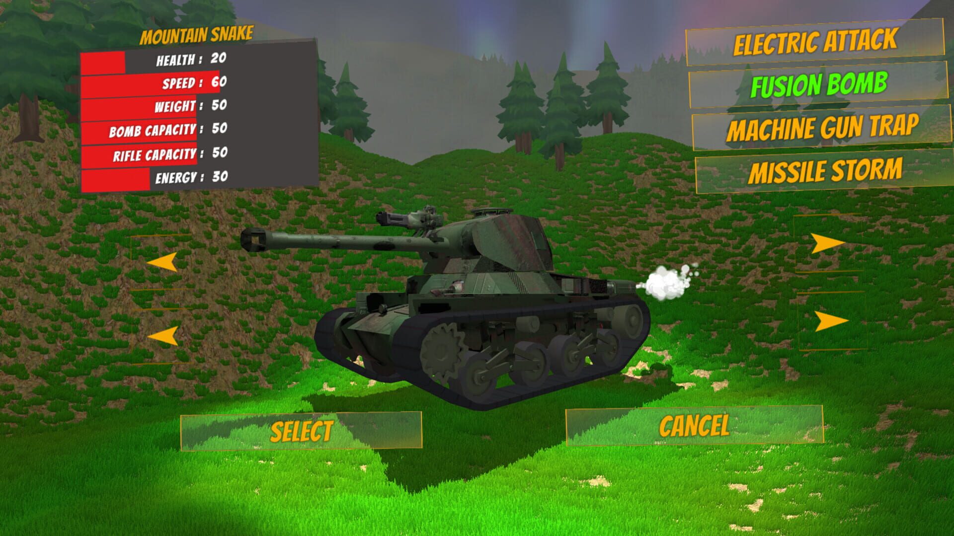 Foto do jogo Bulletproof Tank Adventure
