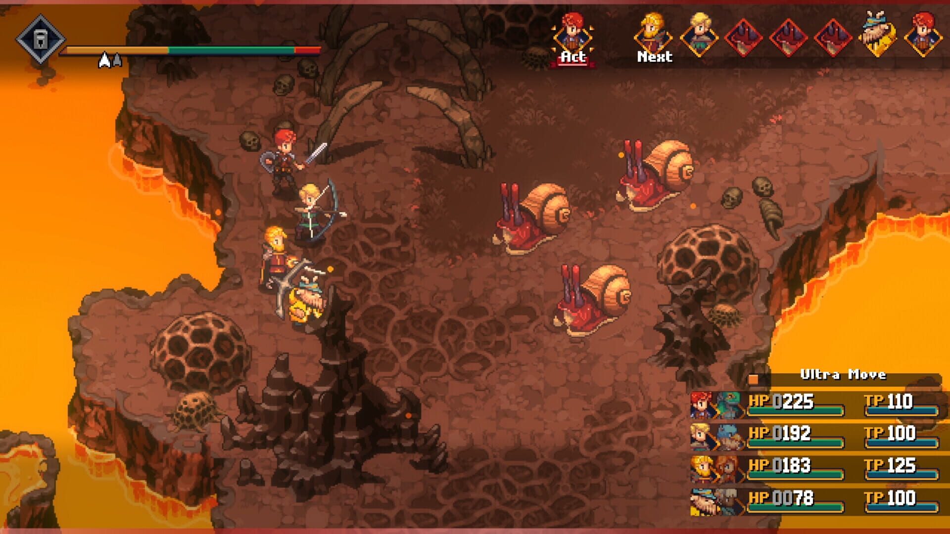 Foto do jogo Chained Echoes: Ashes of Elrant