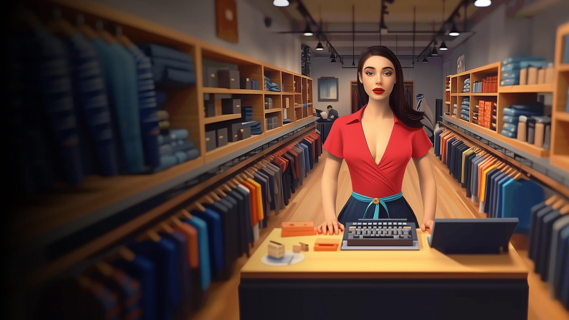Foto do jogo Clothing Supermarket Store Simulator