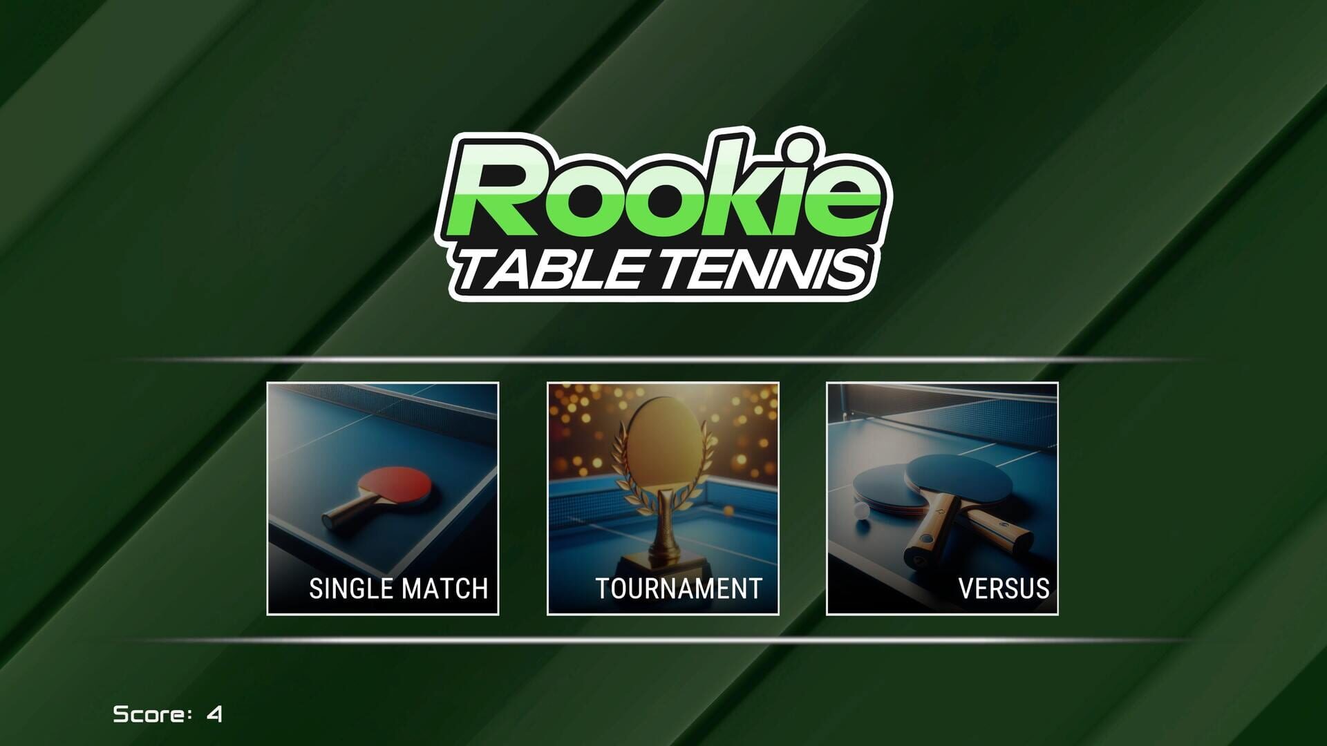 Foto do jogo Rookie Table Tennis