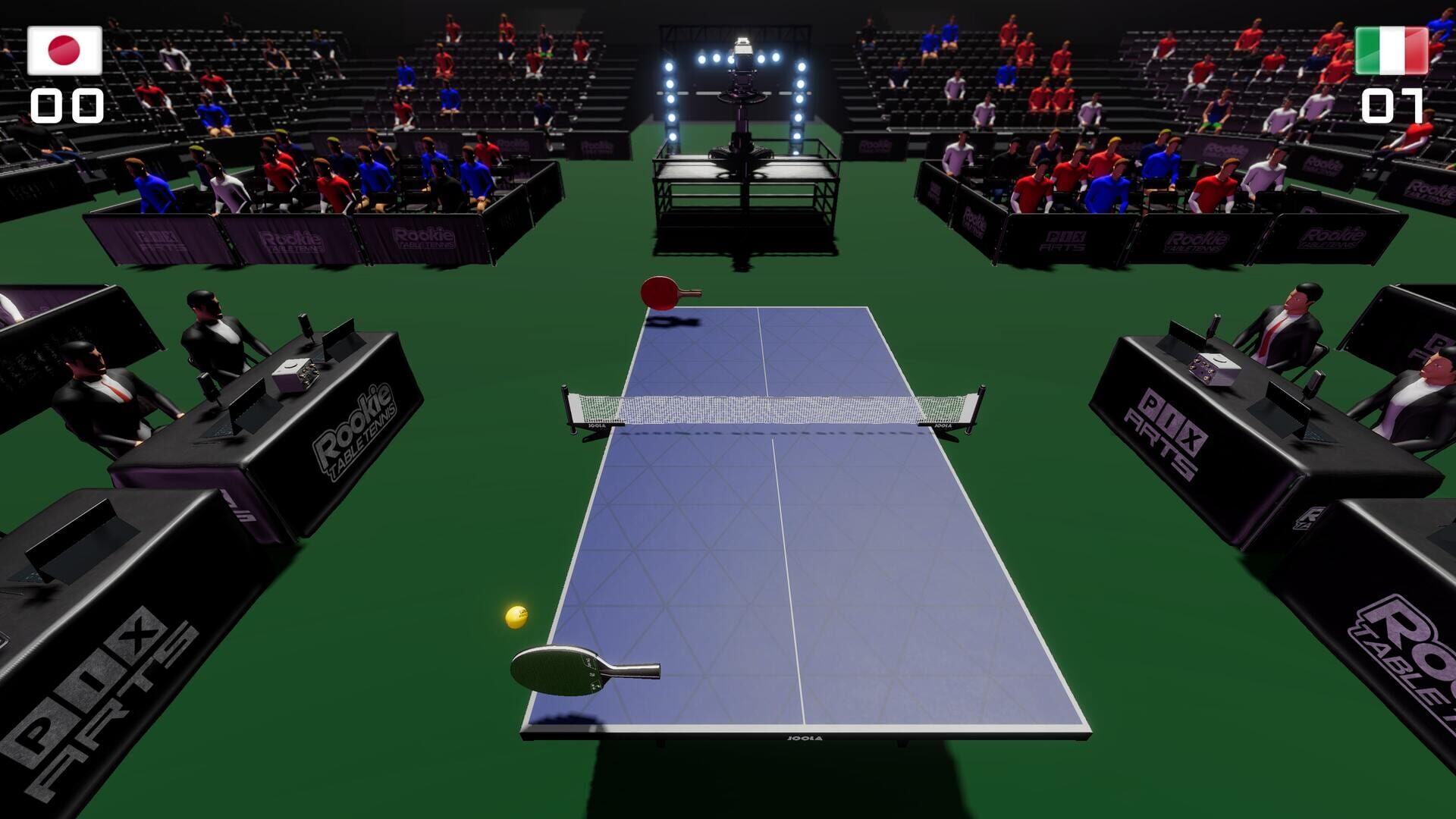 Foto do jogo Rookie Table Tennis