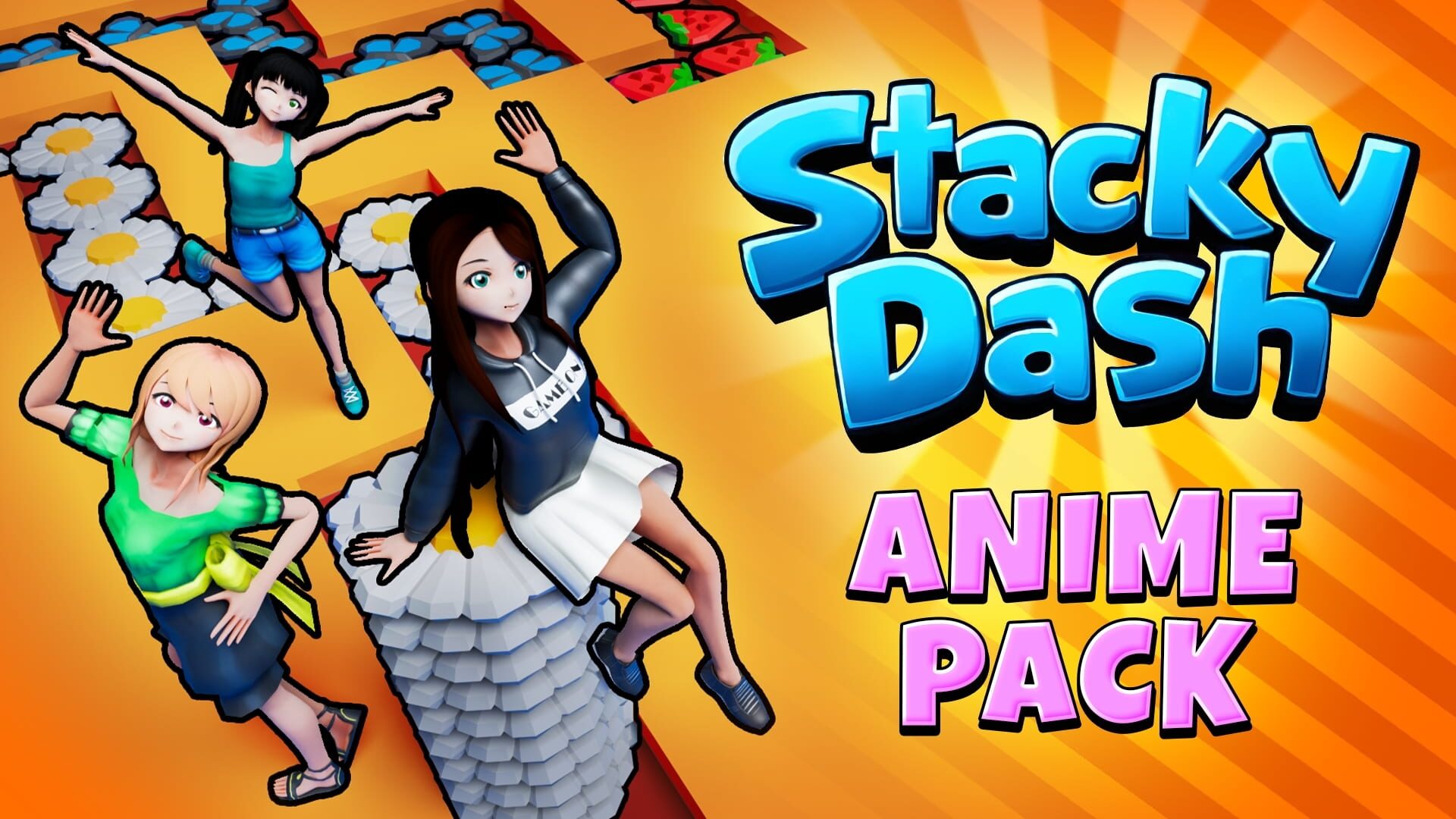 Foto do jogo Stacky Dash: Anime Pack