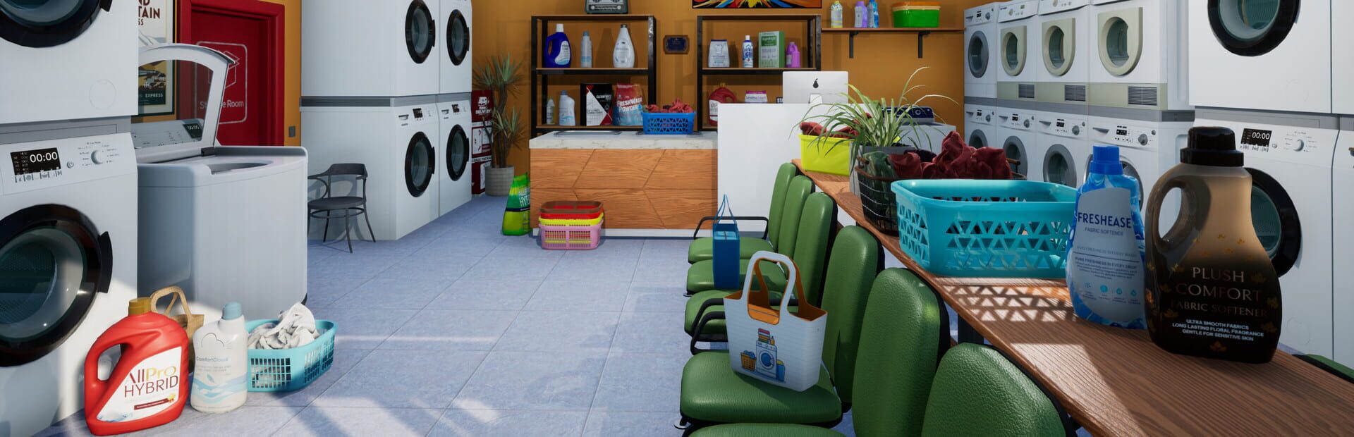 Foto do jogo Laundromat Manager Simulator