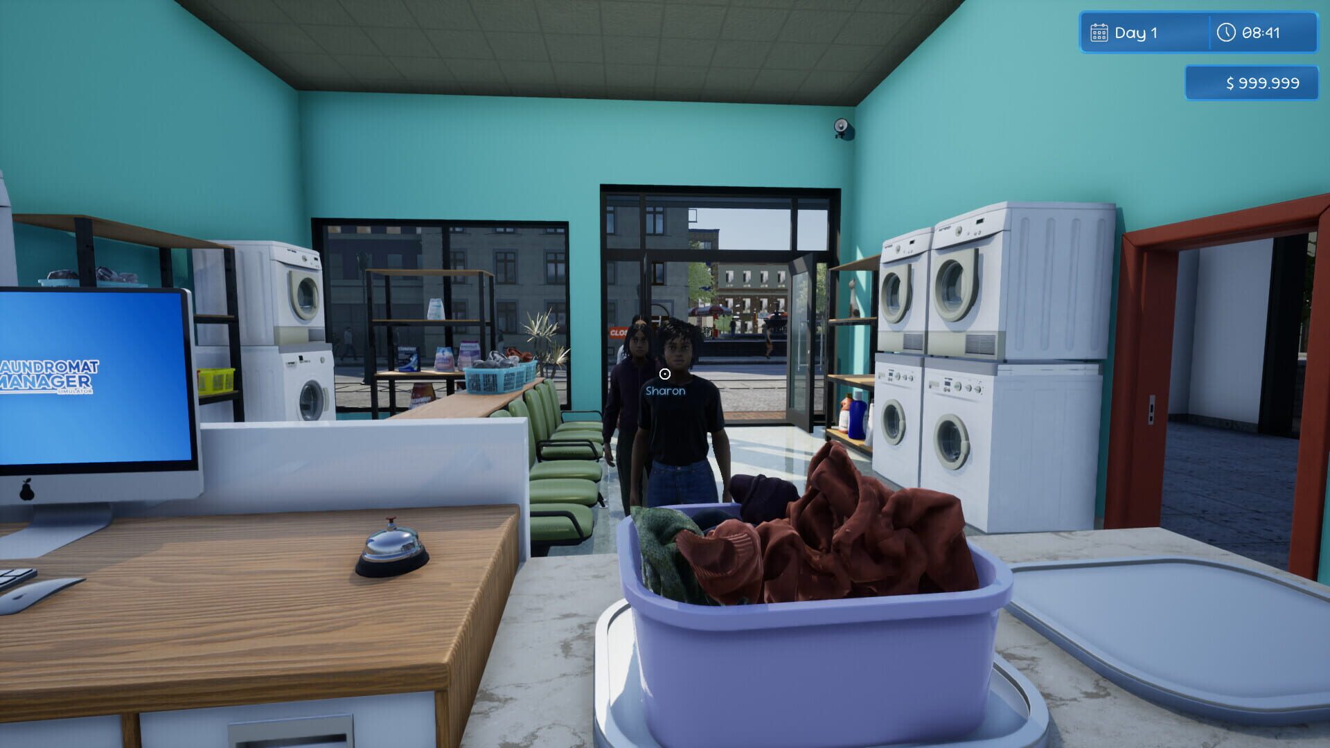 Foto do jogo Laundromat Manager Simulator