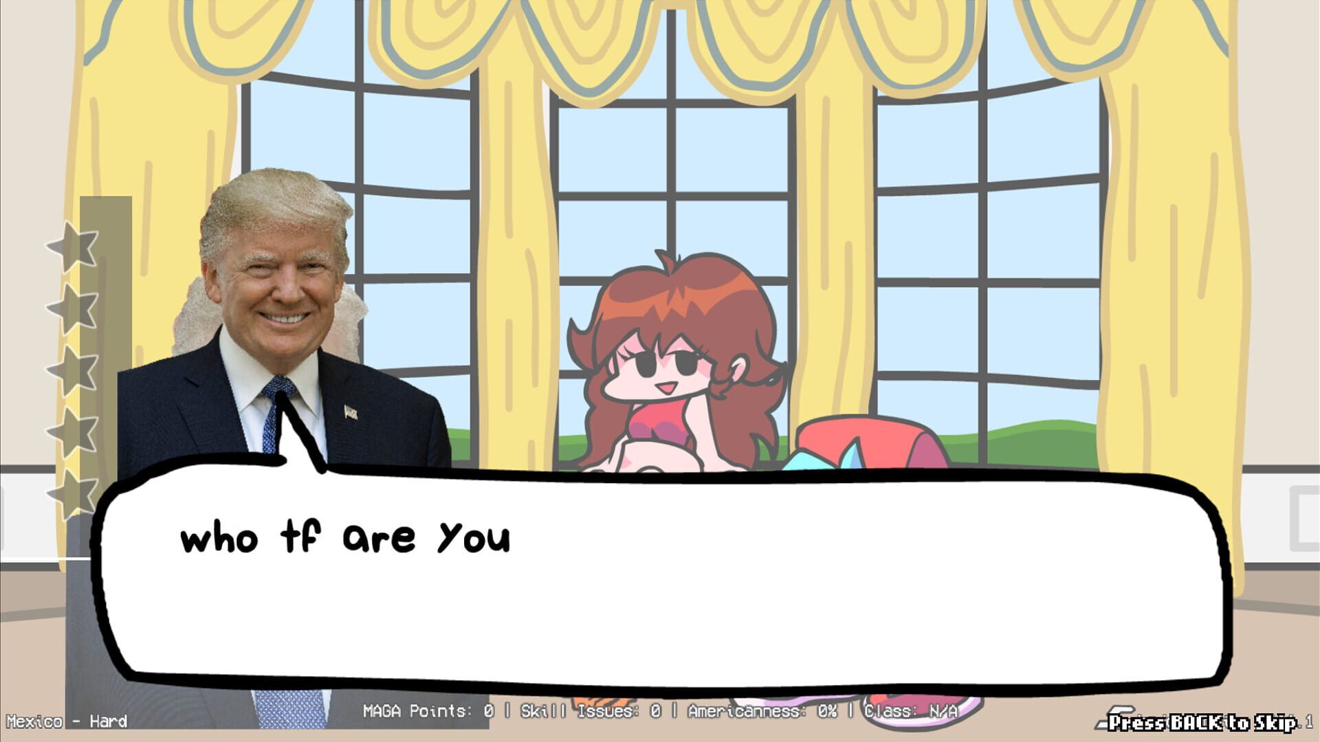 Foto do jogo Friday Night Funkin': vs. Donald J. Trump