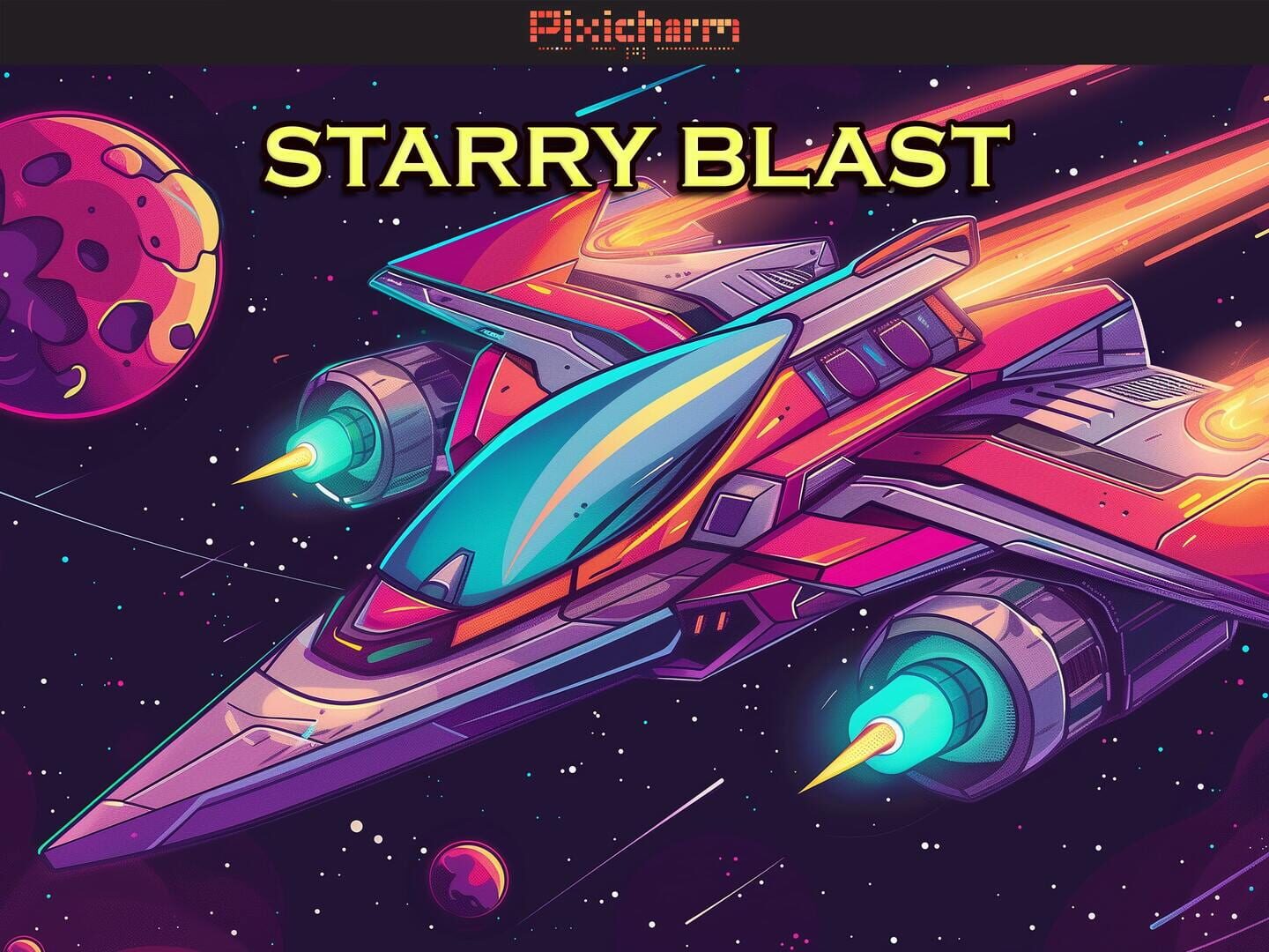 Foto do jogo Pixicharm: Starry Blast
