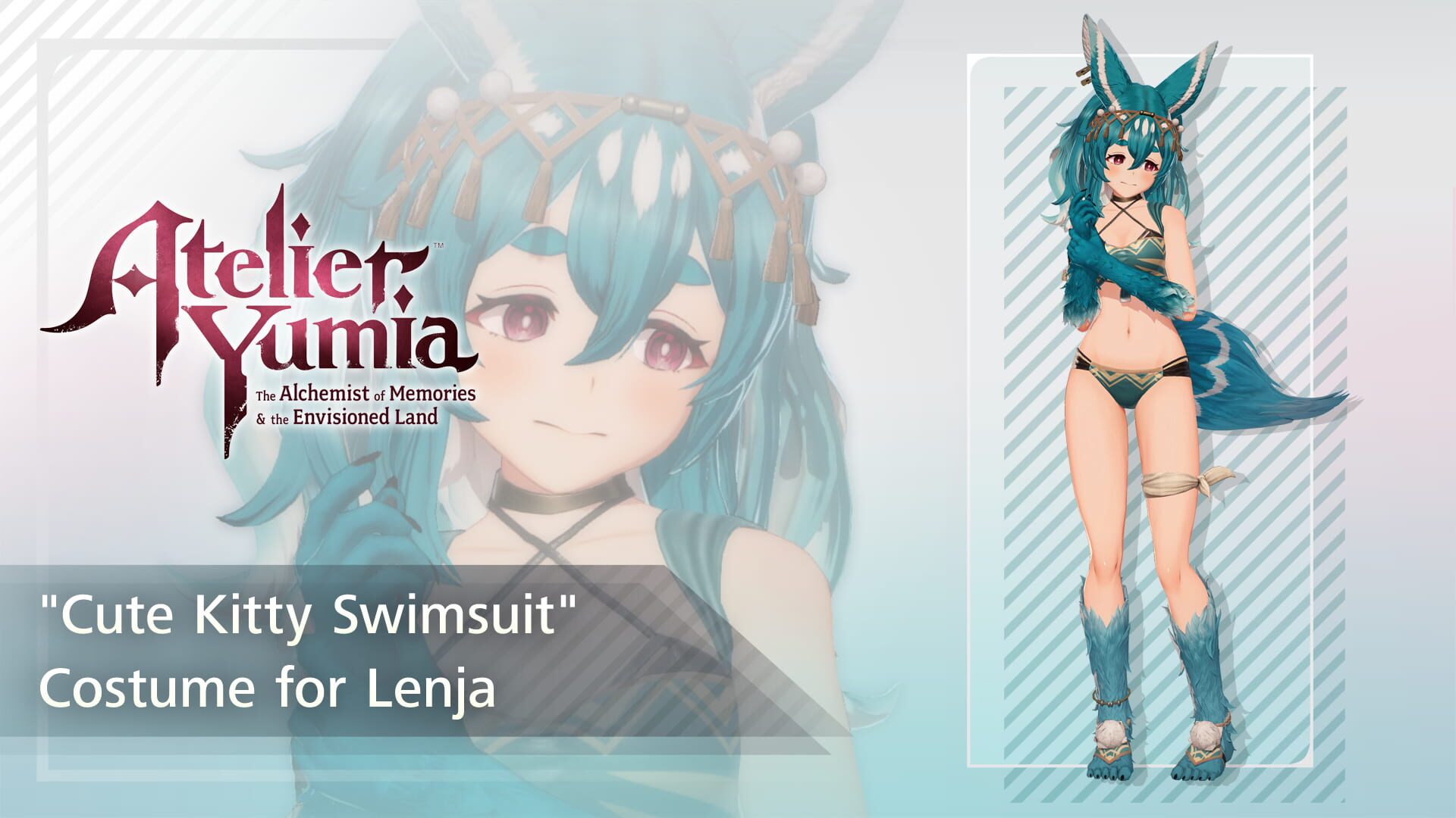 Foto do jogo Atelier Yumia: "Cute Kitty Swimsuit" Costume for Lenja