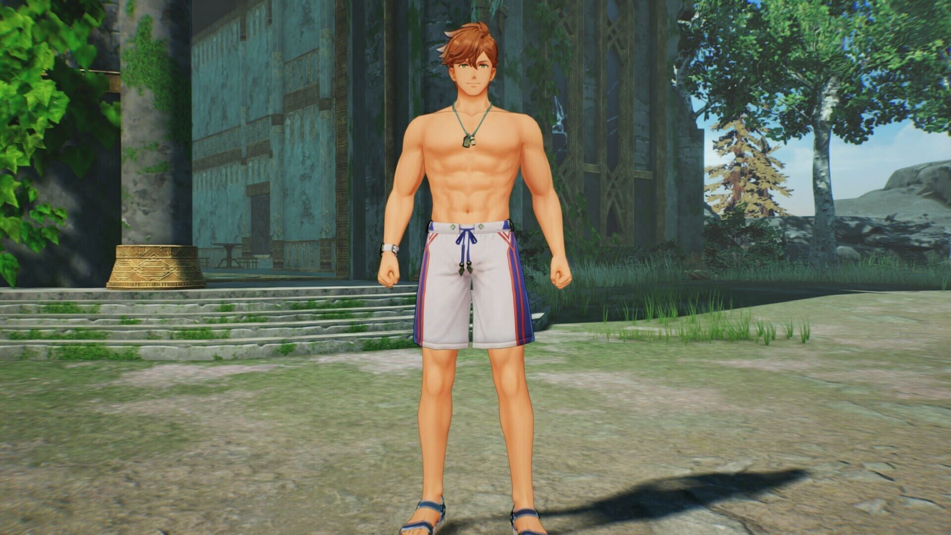 Foto do jogo Atelier Yumia: "Knight's Long-Distance Swimwear" Costume for Viktor
