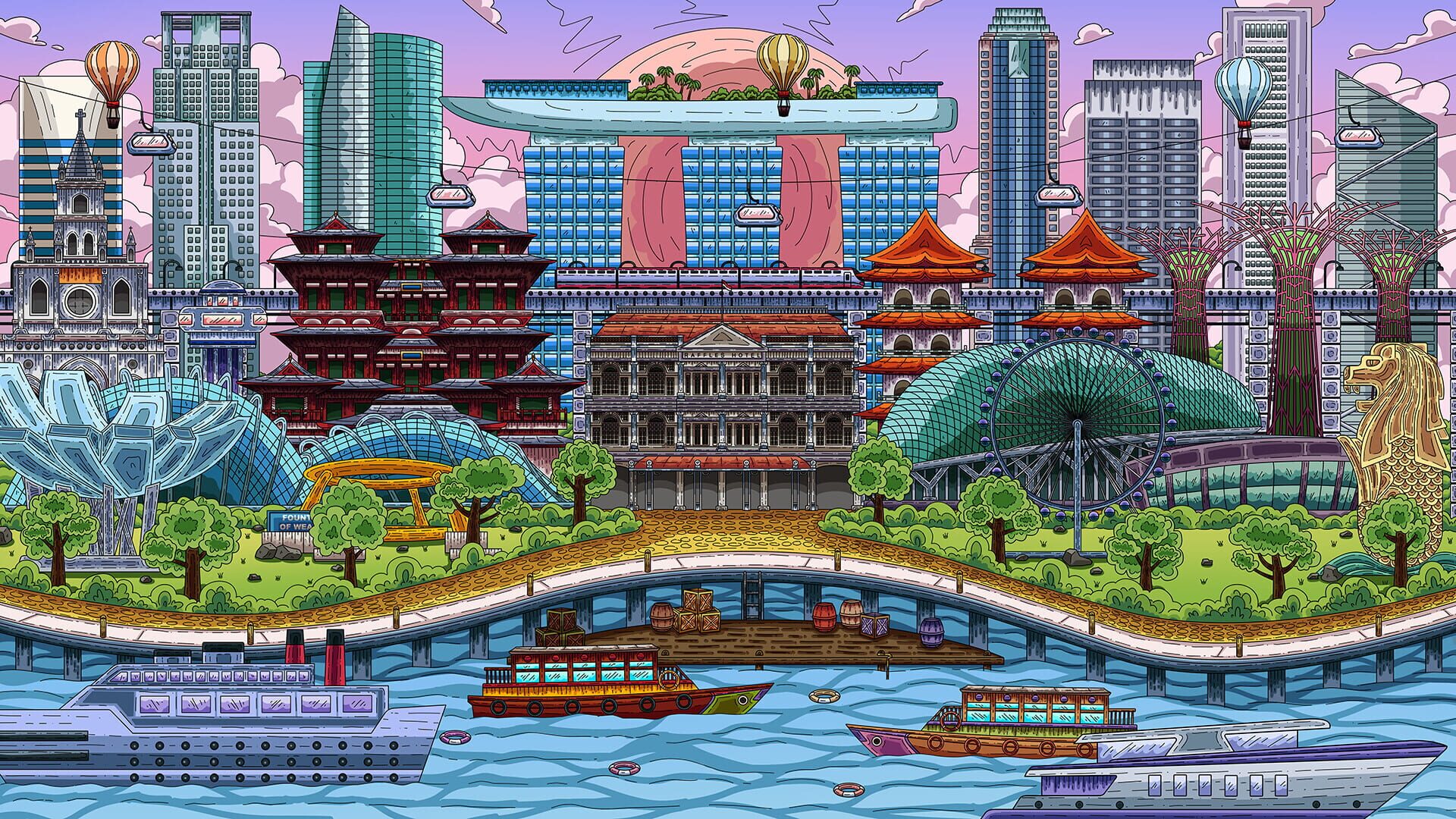 Foto do jogo 100 Singapore Cats