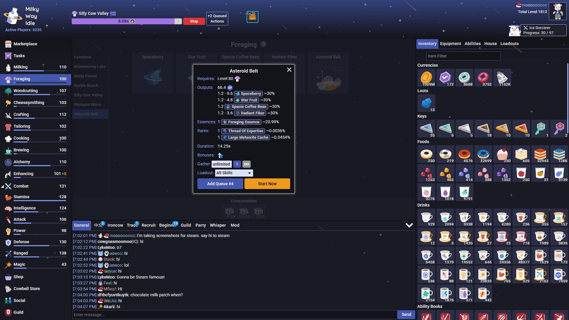 Foto do jogo Milky Way Idle
