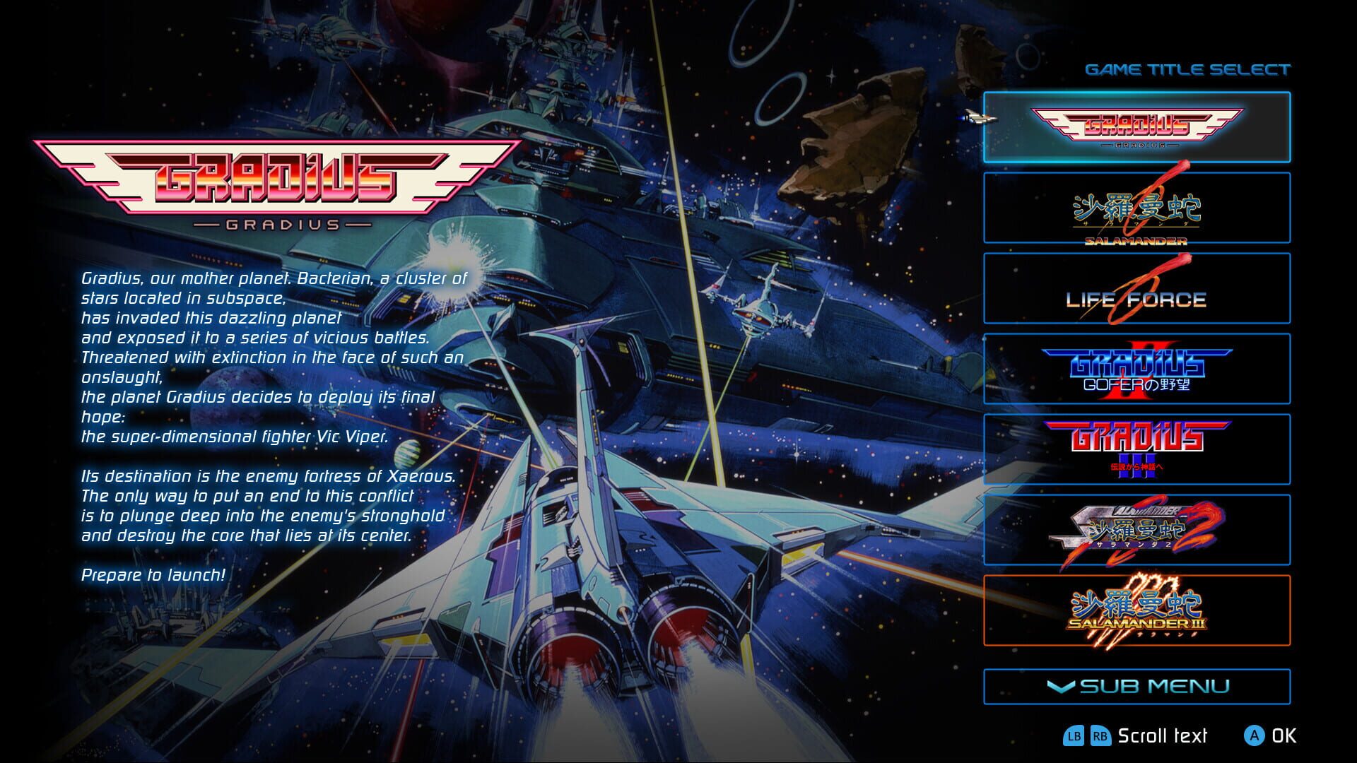 Foto do jogo Gradius Origins
