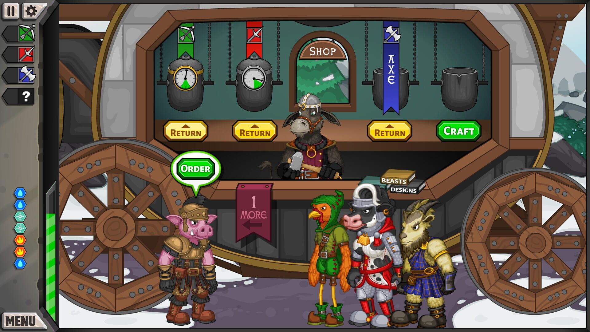Foto do jogo Jacksmith: Weapons and Warriors