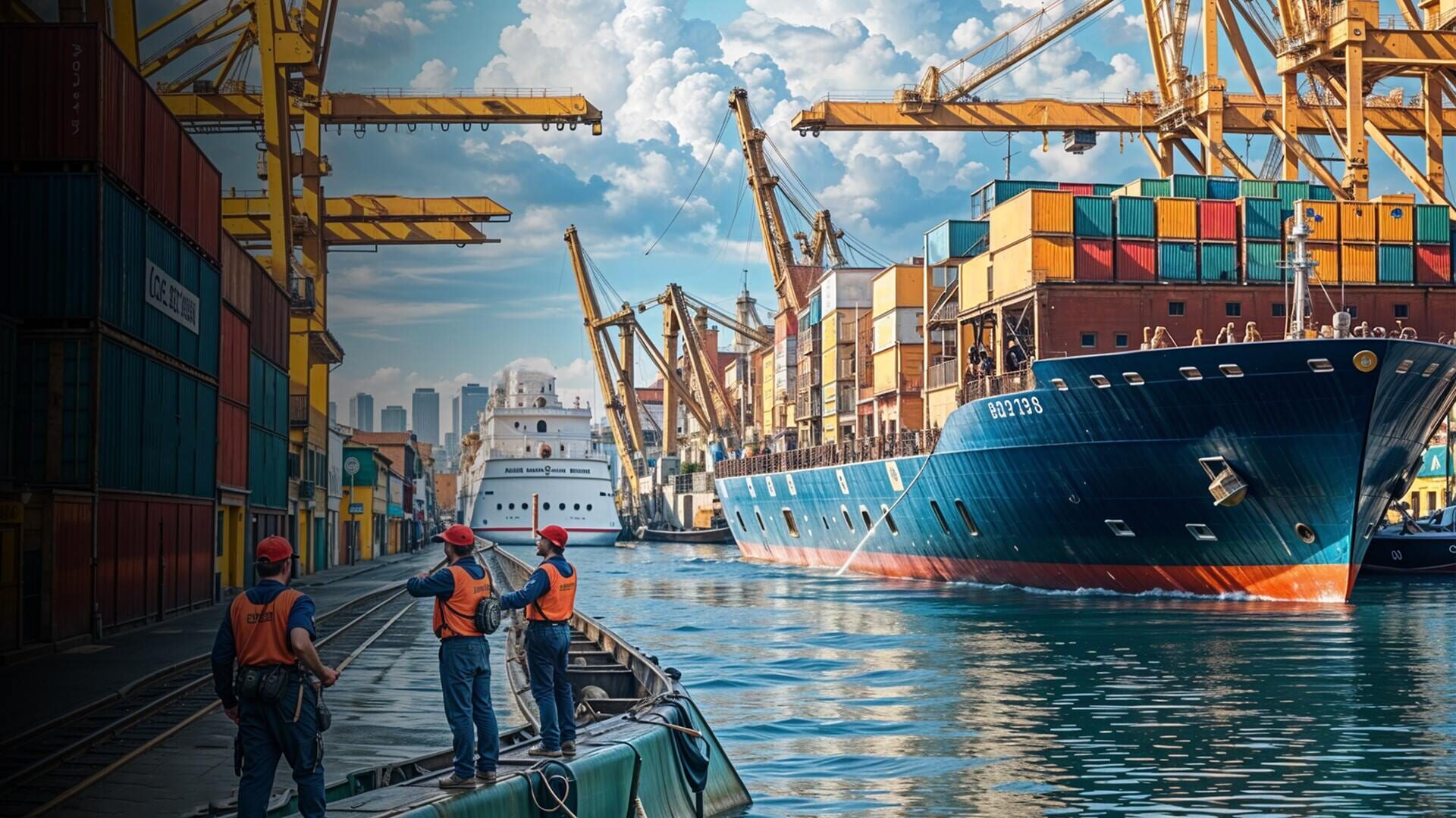 Foto do jogo Port Logistics Simulator: Dockside Harbor Handling